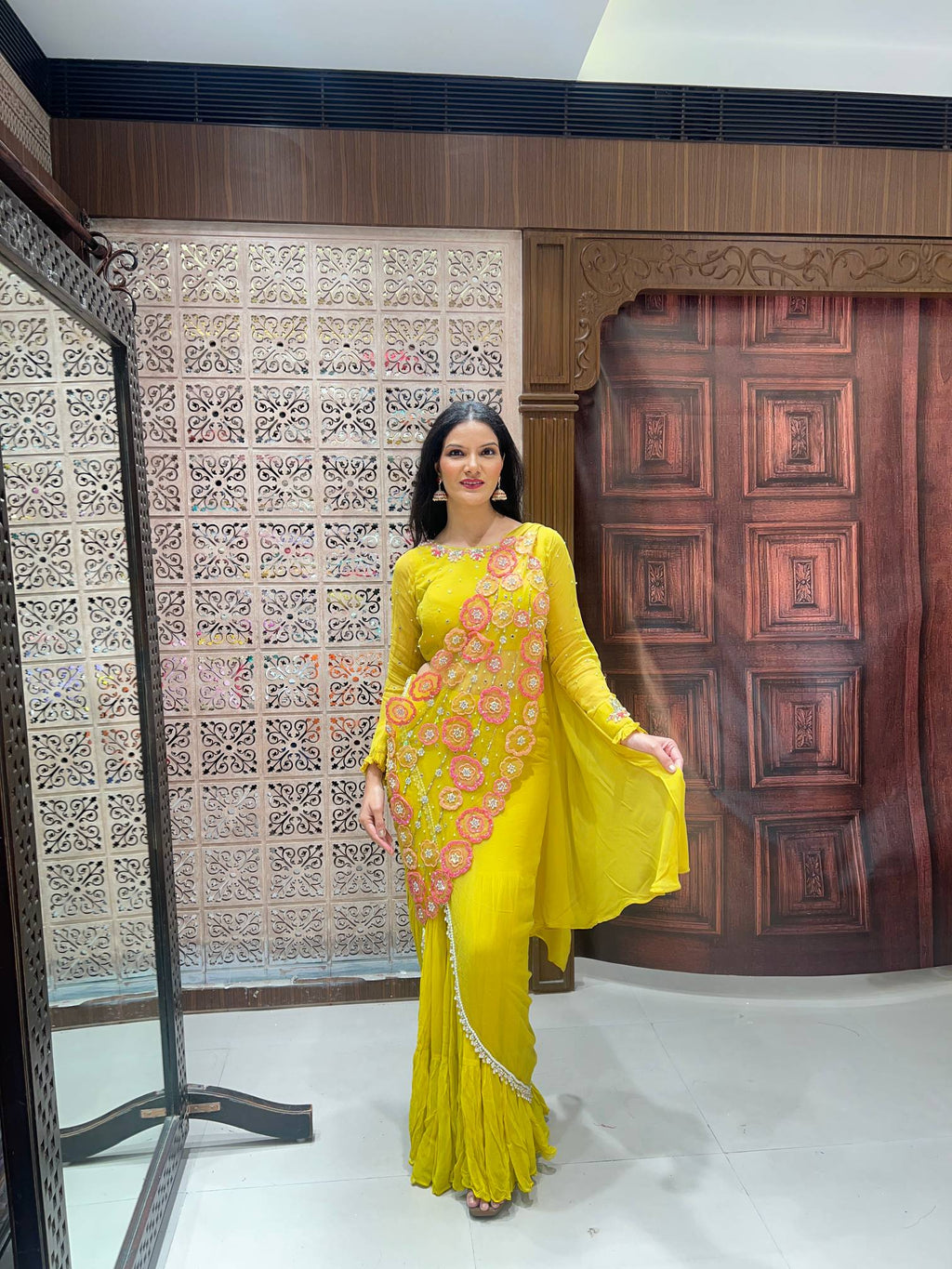 INDO-WESTERN DRESS FESTIVE OCCASSION,WEDDING,SANGEET NIGHT OUTFIT