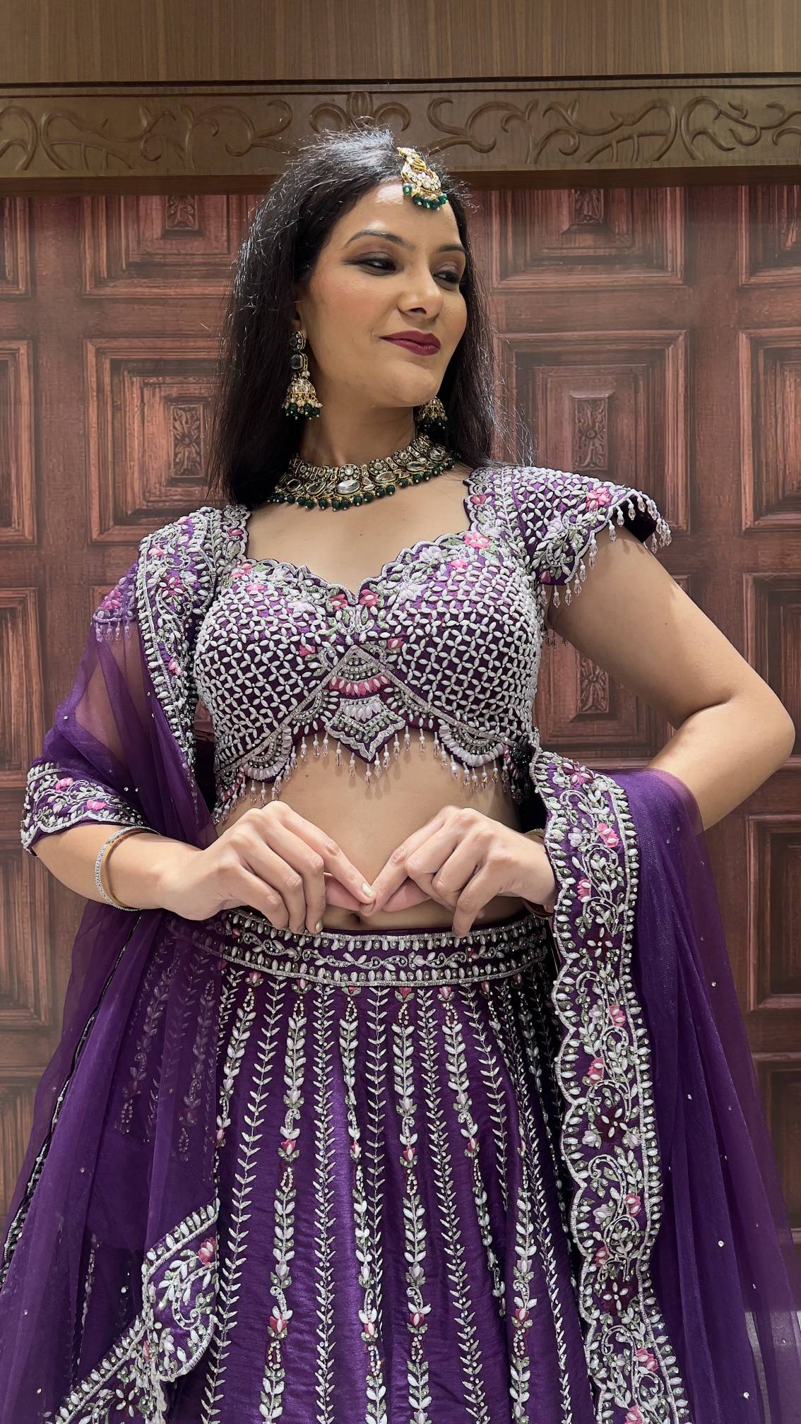 BRIDAL LEHENGA WEDDING,RECEPTION,FESTIVE OCCASSION PARTY WEAR OUTFIT