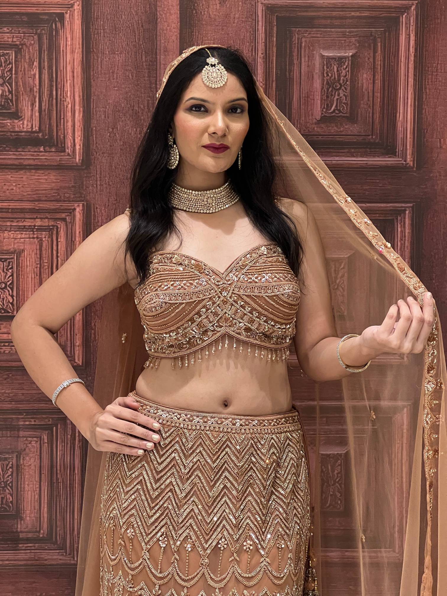 DESIGNER BRIDAL FISH CUT LEHENGA CHOLI,WEDDING,RECEPTION,FESTIVE,PARTY WEAR OUTFIT