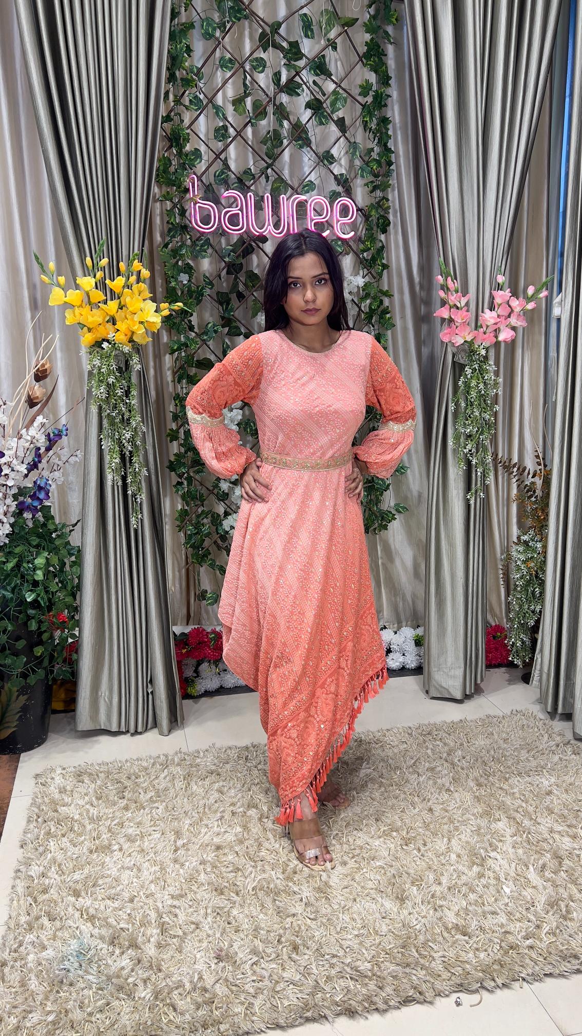 Party Wear designer Indowestern dress