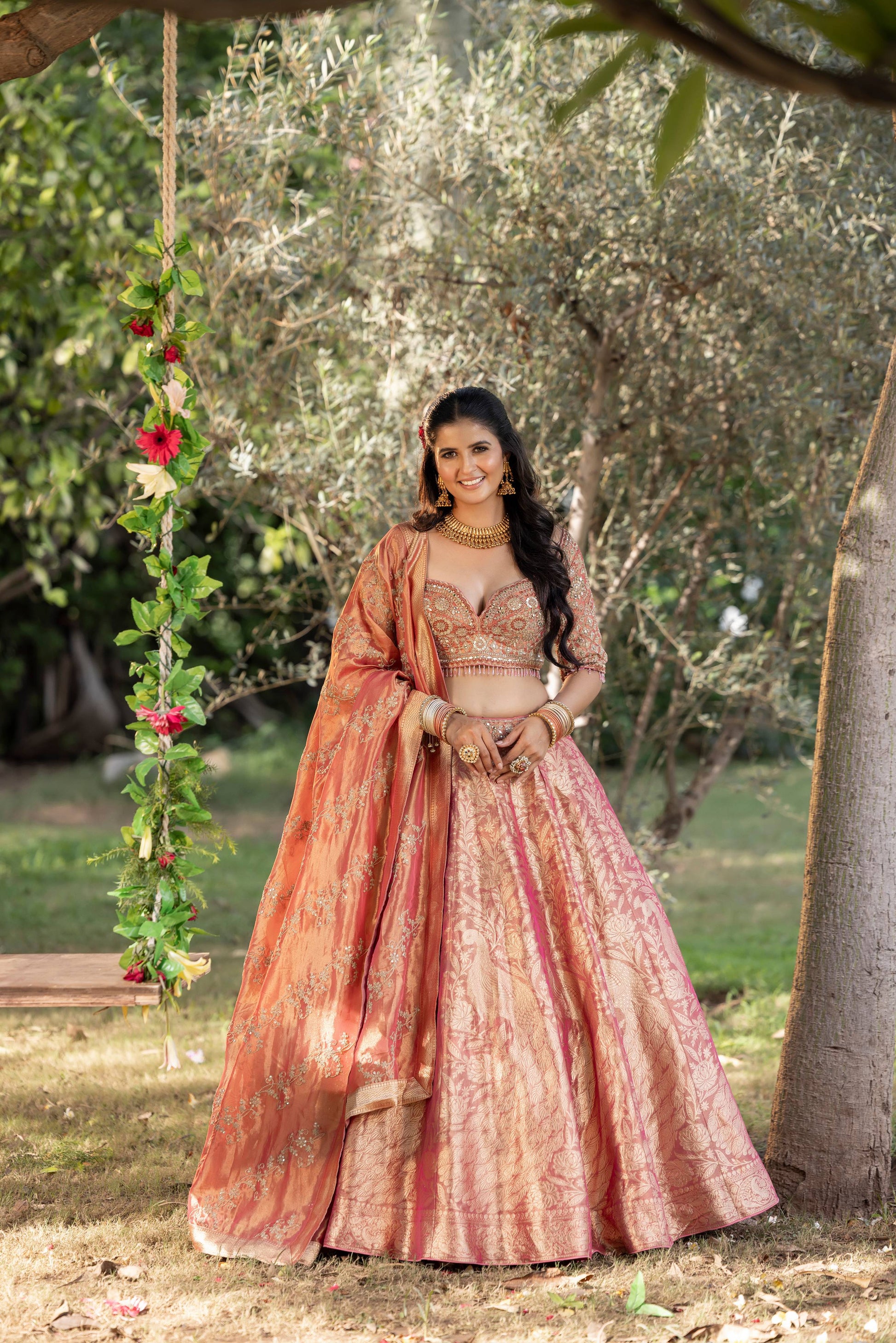 WEDDING RECEPTION LEHENGA ,FUNCTIONAL,SIDER PARTY WEAR OUTFIT