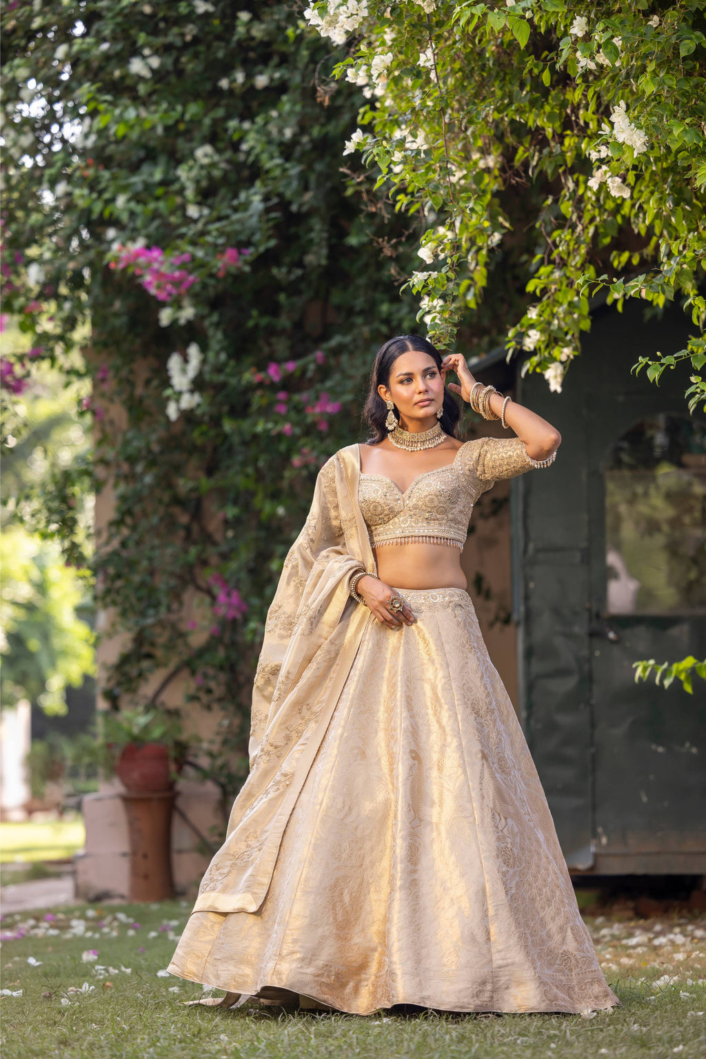 BRIDAL LEHENGA RECEPTION,EVENING FUNCTIONAL PARTY WEAR OUTFIT