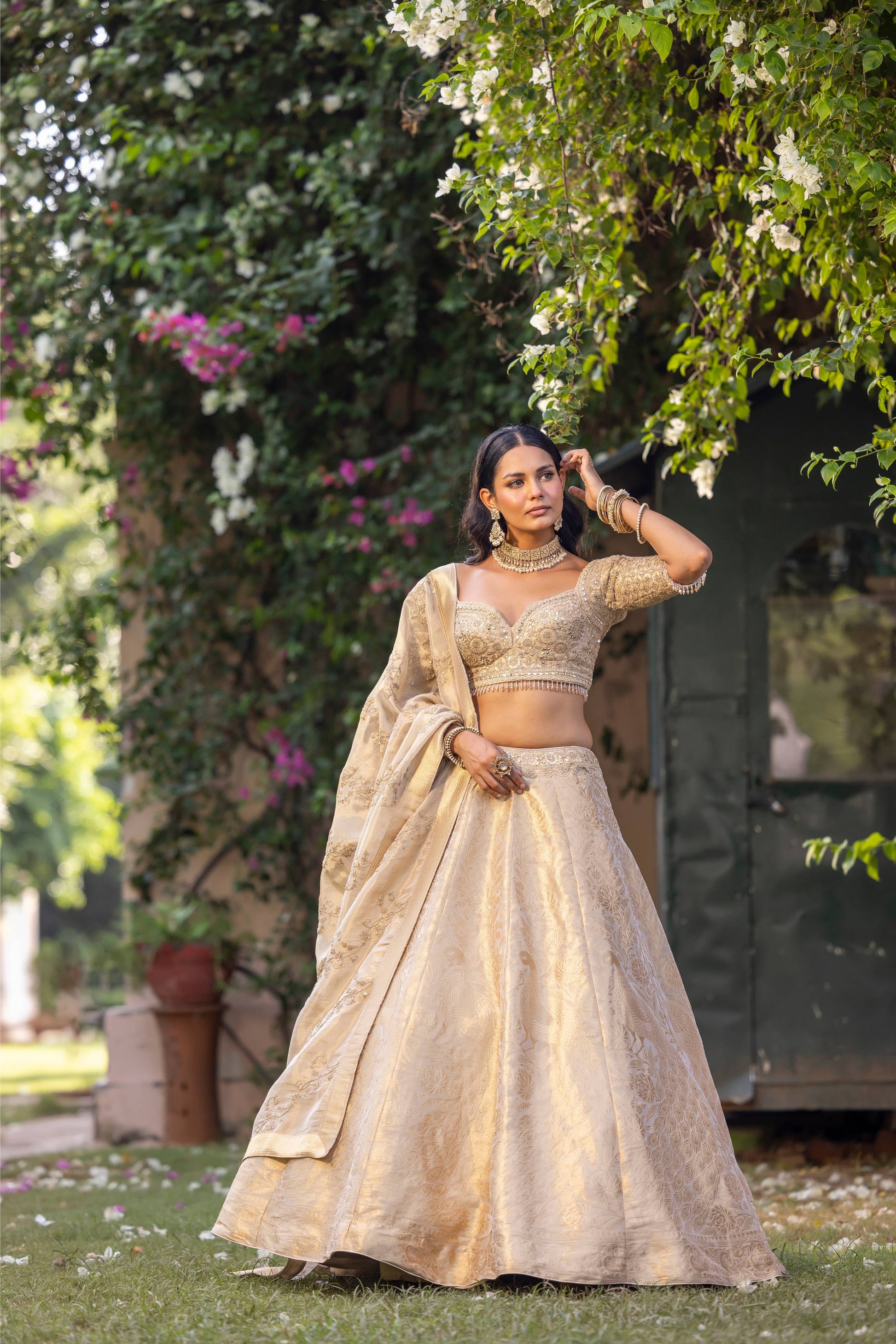 BRIDAL LEHENGA RECEPTION,EVENING FUNCTIONAL PARTY WEAR OUTFIT