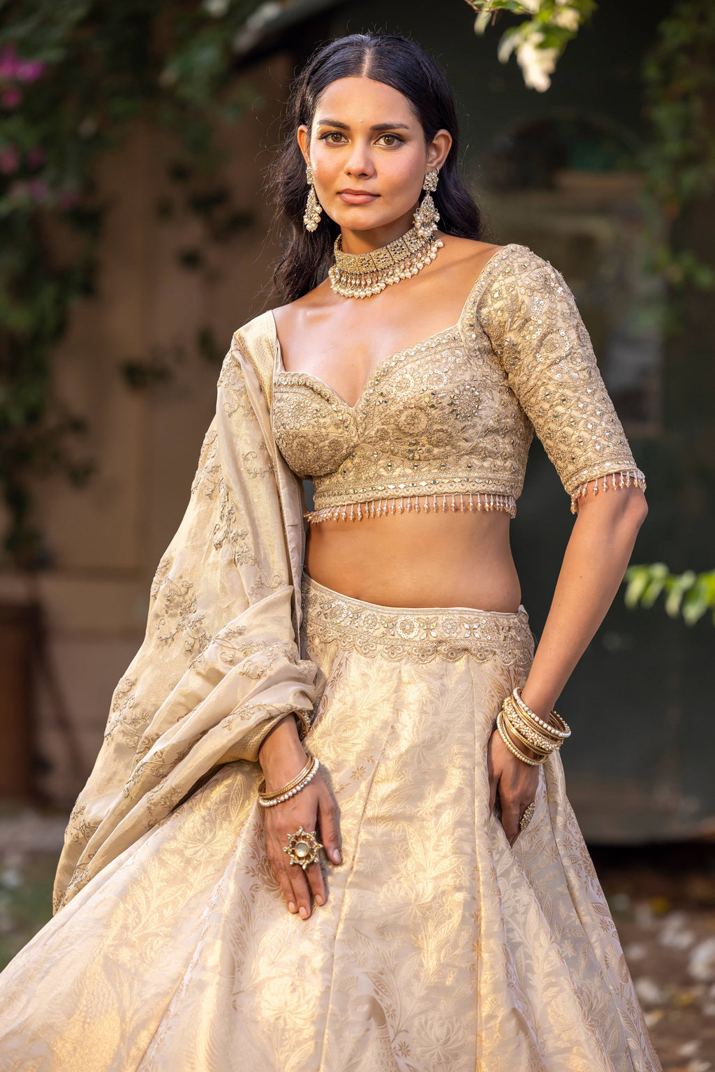 BRIDAL LEHENGA RECEPTION,EVENING FUNCTIONAL PARTY WEAR OUTFIT