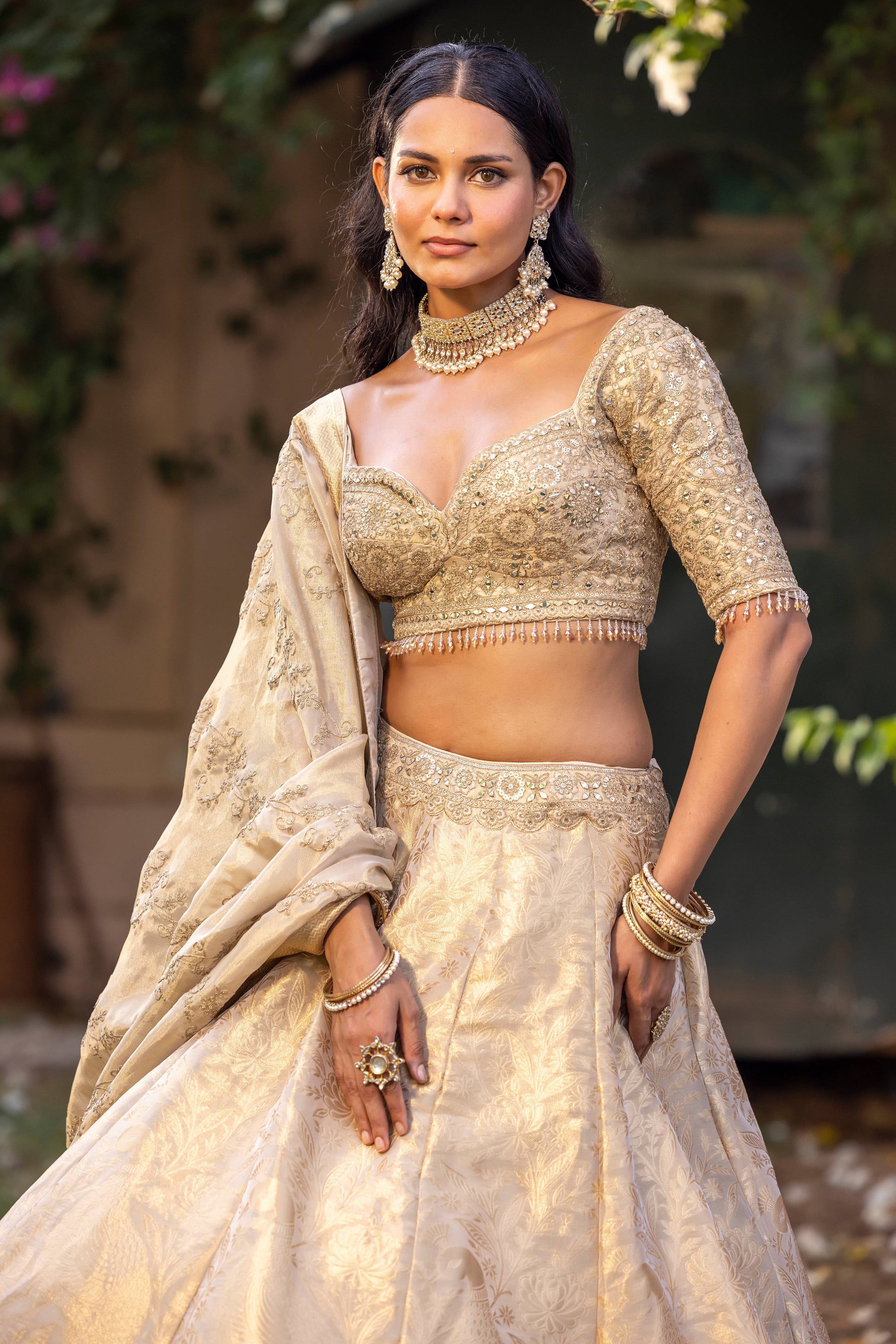 BRIDAL LEHENGA RECEPTION,EVENING FUNCTIONAL PARTY WEAR OUTFIT