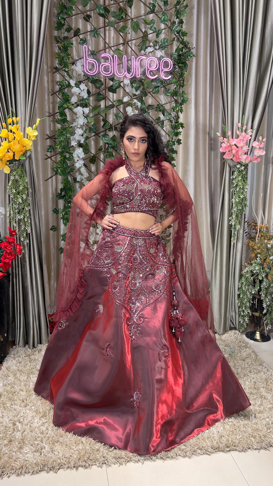 Reception wear Orgenza Lehenga Choli