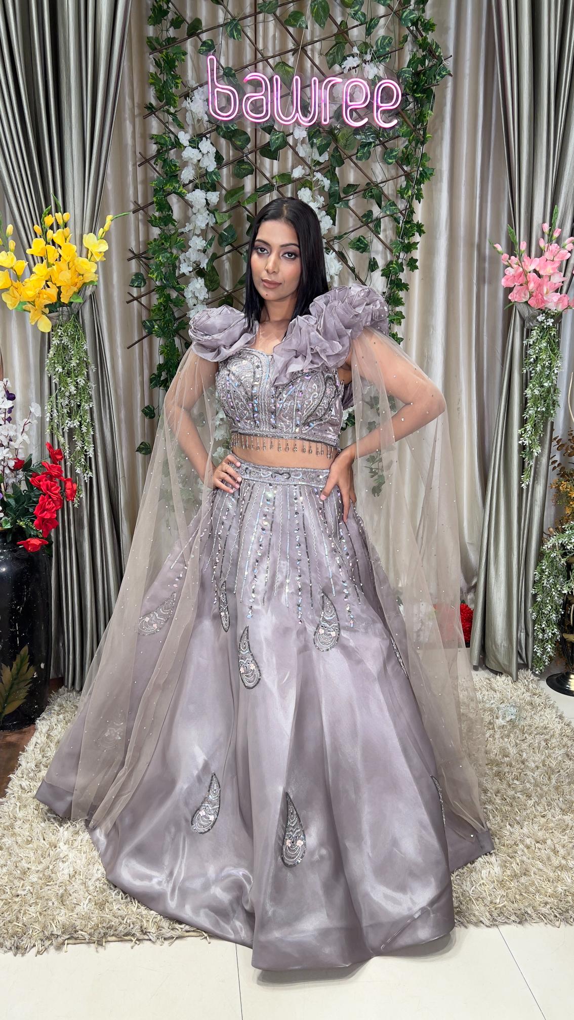 Reception wear Orgenza Lehenga Choli