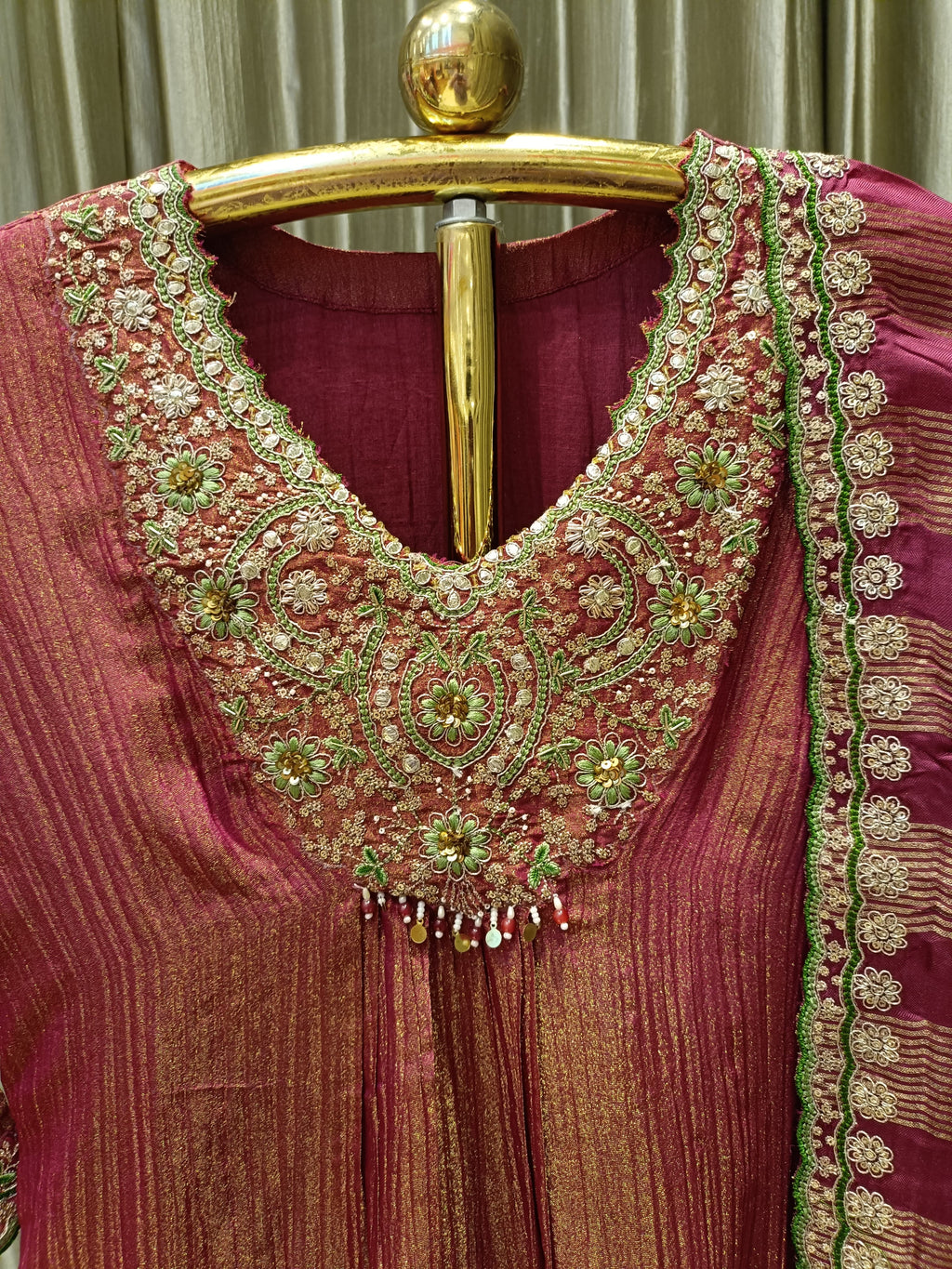 semi party wear kurta
