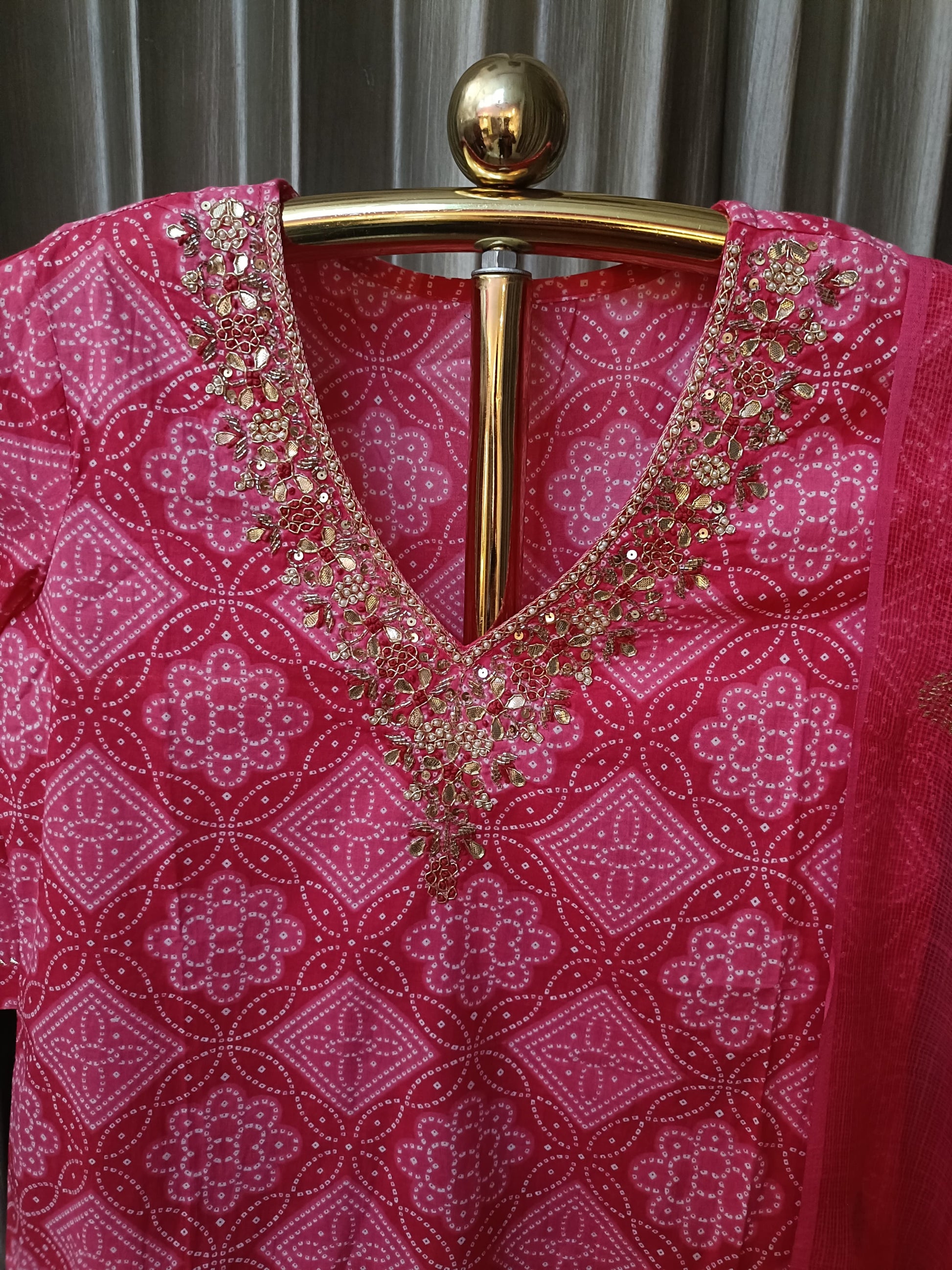 semi party wear kurta set