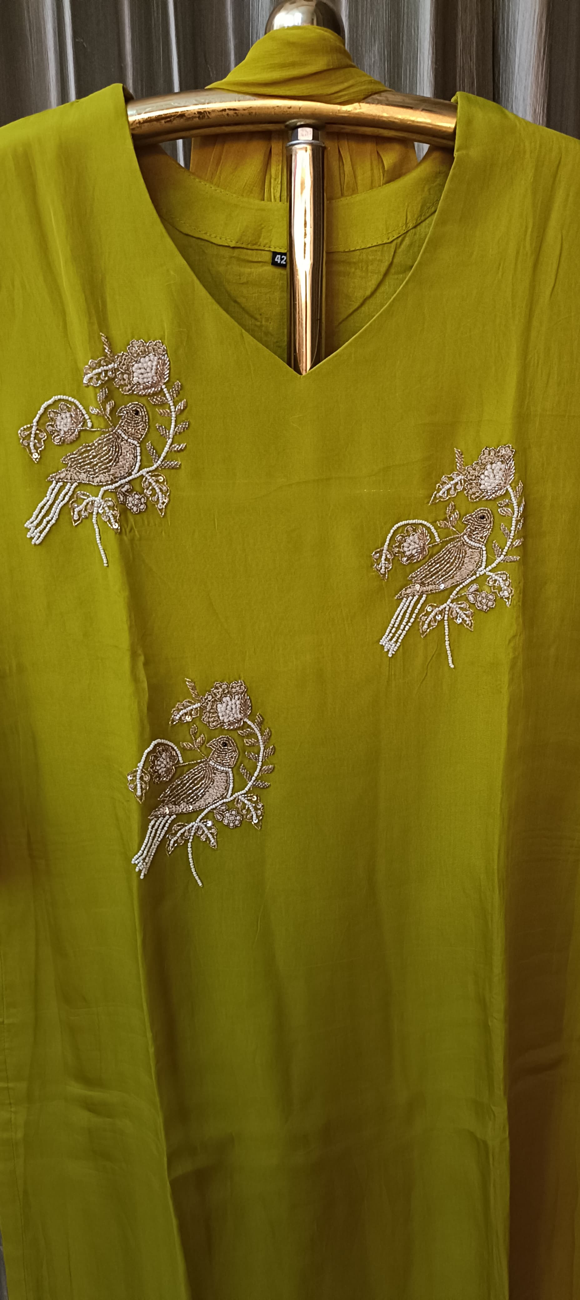 semi party wear kurta set