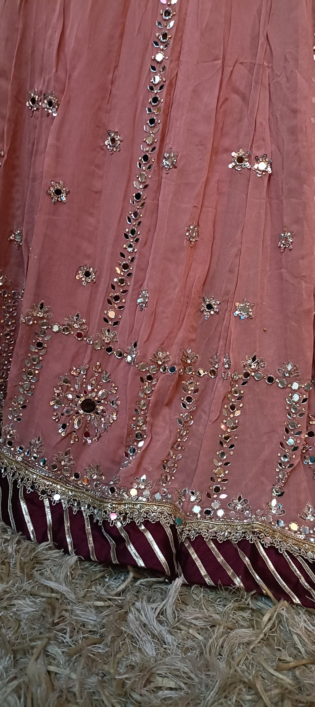 HANDWORK PALAZZO SUIT