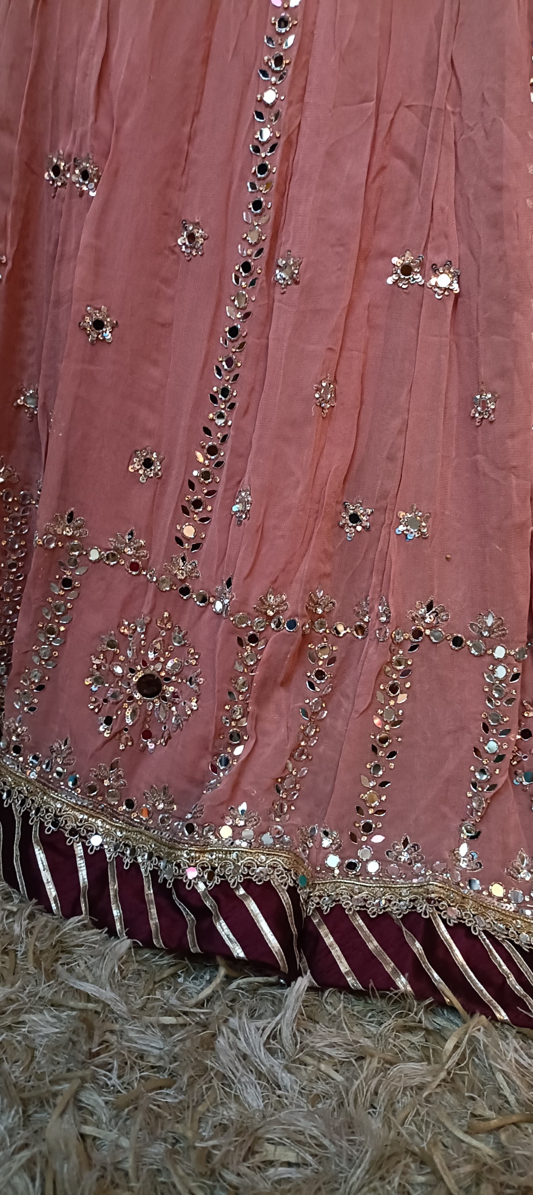 HANDWORK PALAZZO SUIT