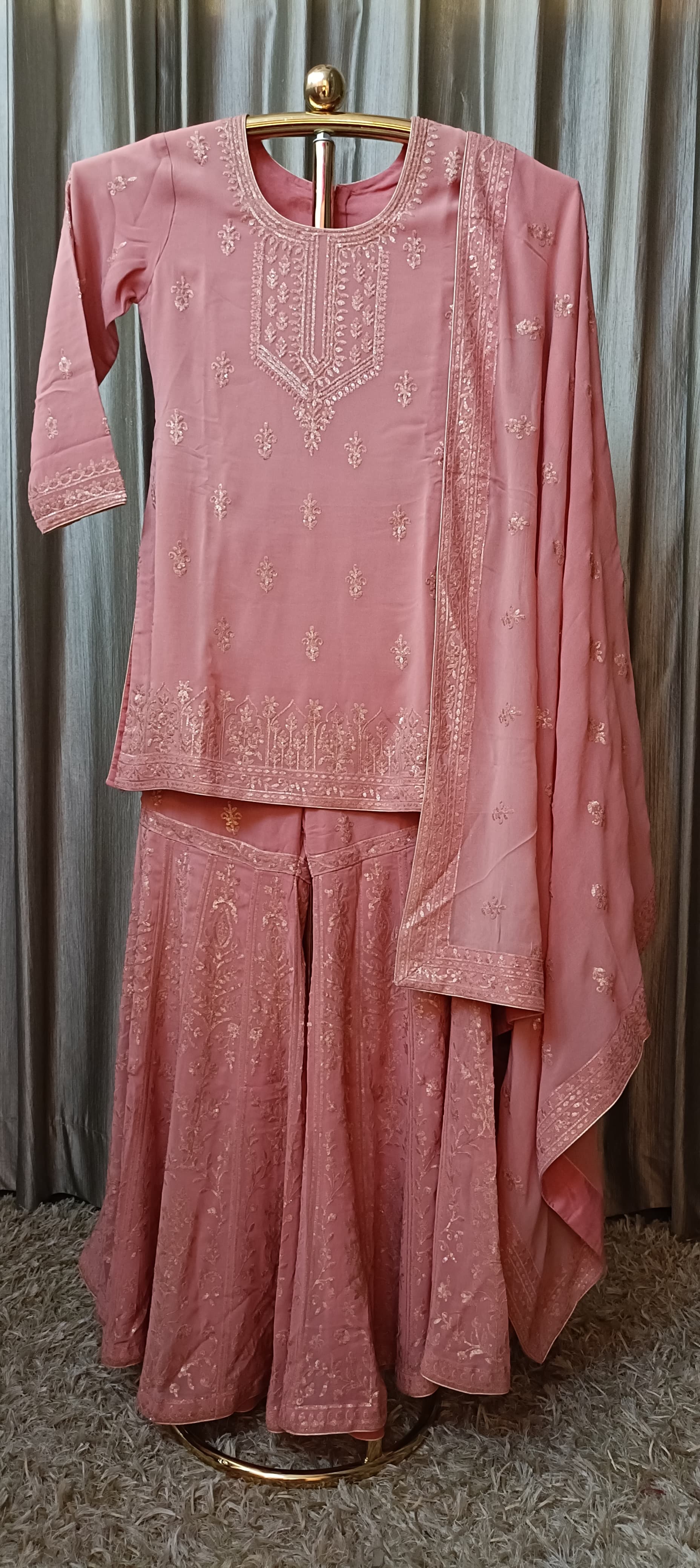 PARTY WEAR,HALDI,MEHNDI,SANGEET,WEDDING,PASTEL,GHARARA,PALAZZO,
