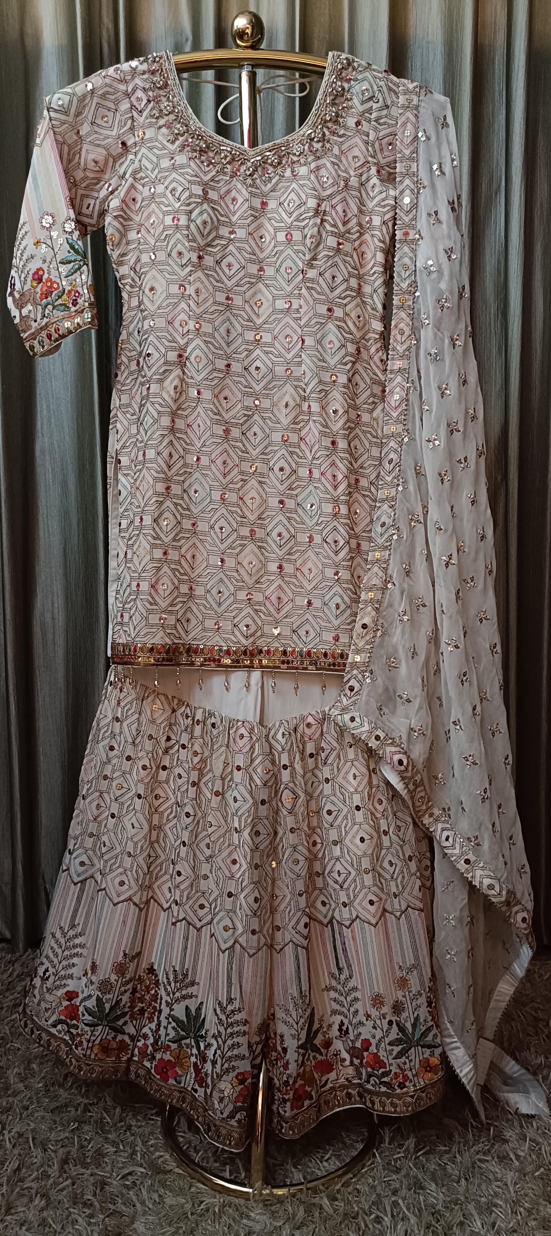 CEREMONY PARTY WEAR GHARARA SET
