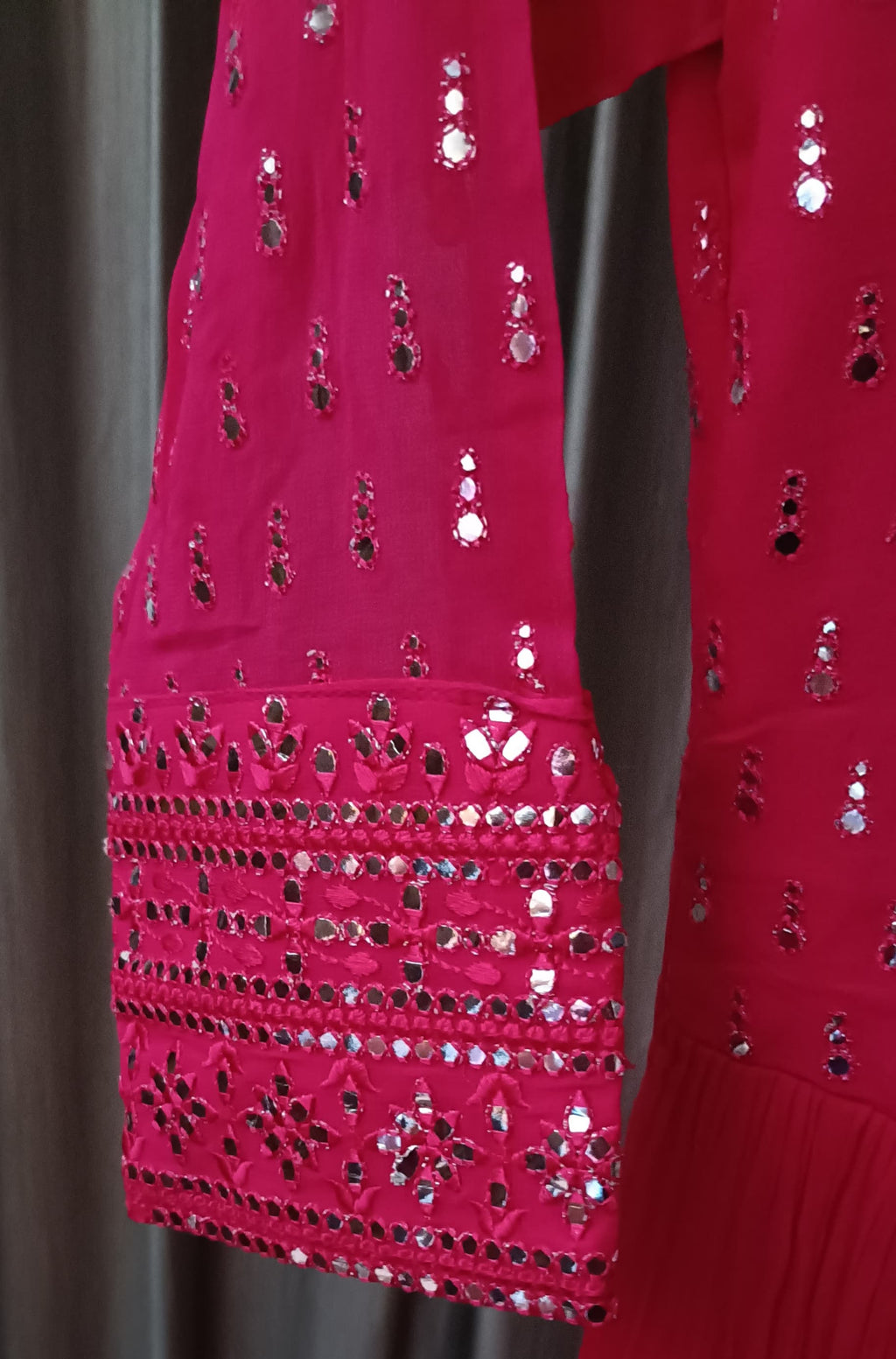 FLOOR LENGTH,PARTY WEAR,ROKA,SANGEET,FESTIVAL,TRADITIONAL,MEHNDI,ANARKALI WITH HEAVY DUPATTA