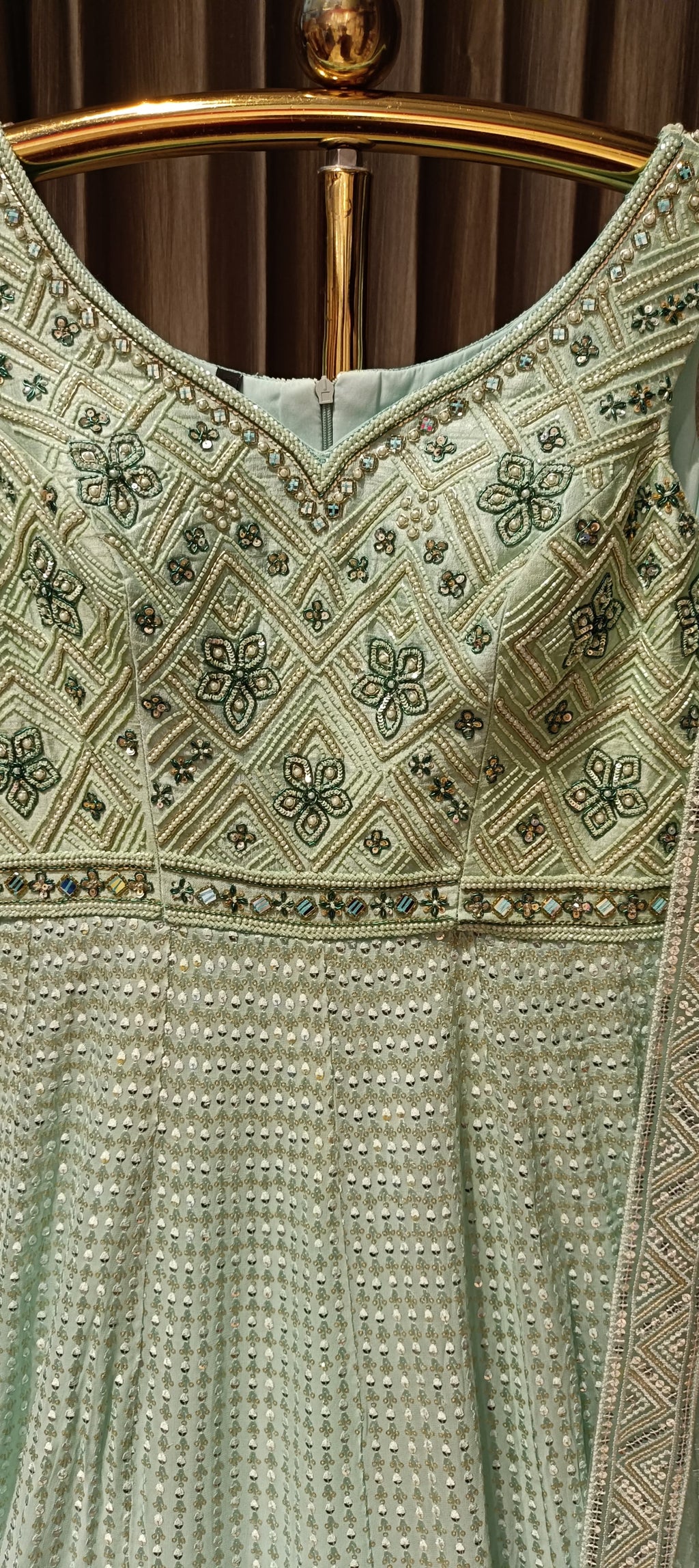 GEORGETTE ANARKALI DRESS FLOOR LENGTH GOWN