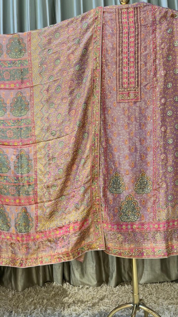 HALDI,MEHNDI,SANGEET,TRADITIONAL WEAR DRESS MATERIAL