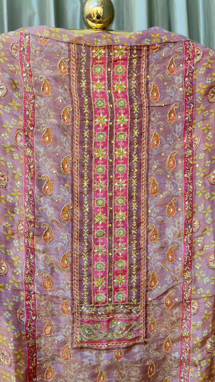 HALDI,MEHNDI,SANGEET,TRADITIONAL WEAR DRESS MATERIAL