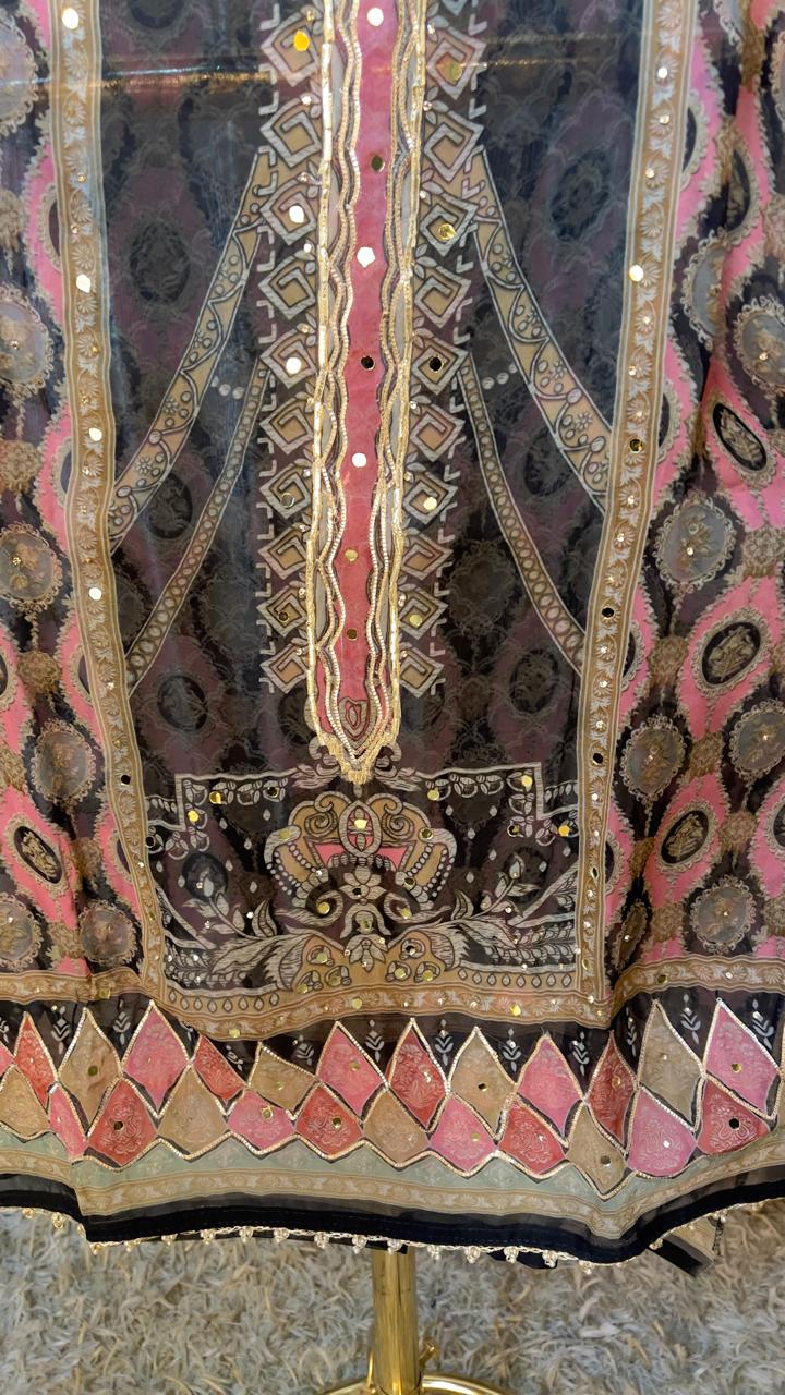 UNSTITICHED DRESS MATERIAL ,SEMI PARTY WEAR