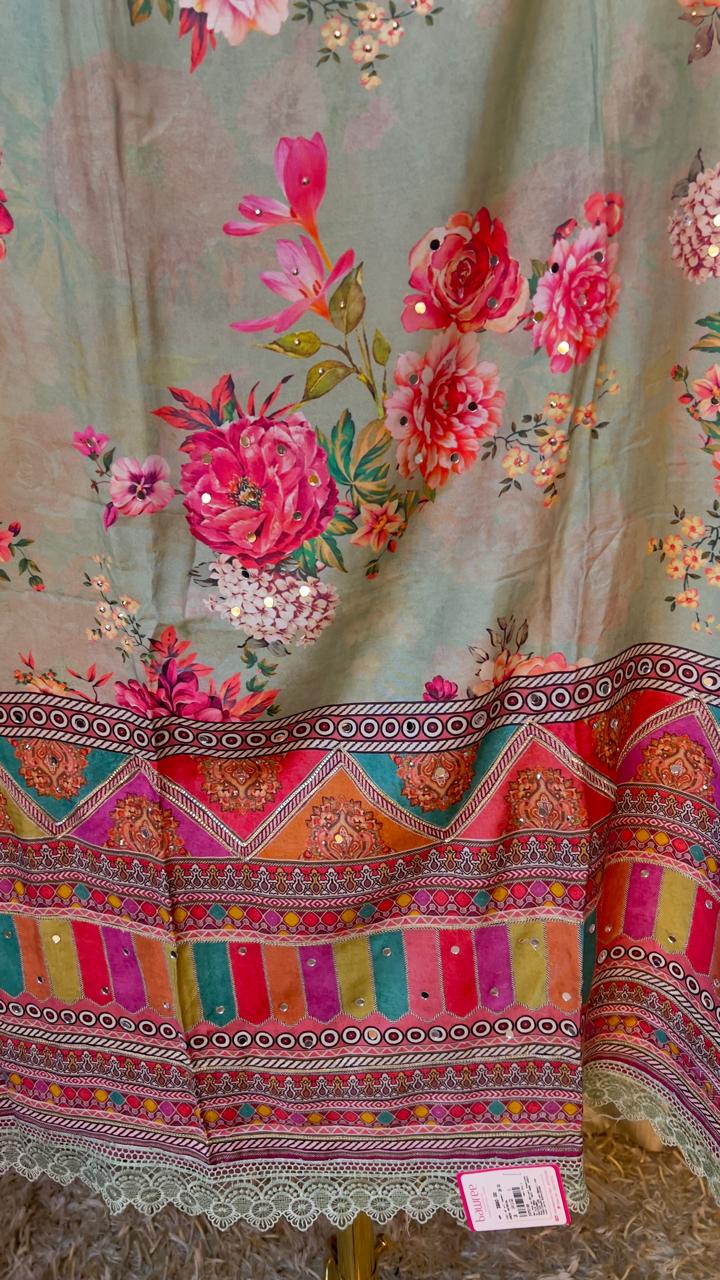 UNSTITICHED DRESS MATERIAL,SEMI CASUAL