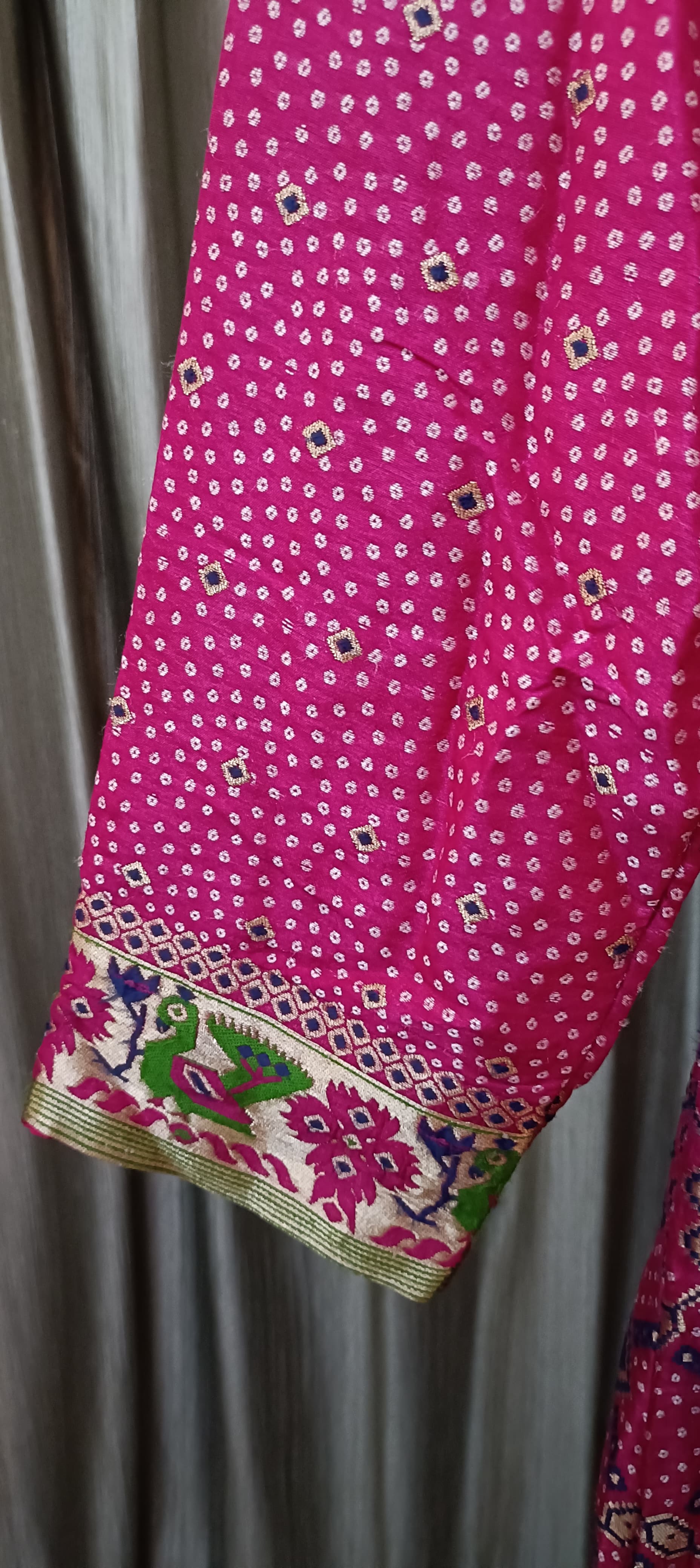 BANARASI SILK ANARKALI DRESS