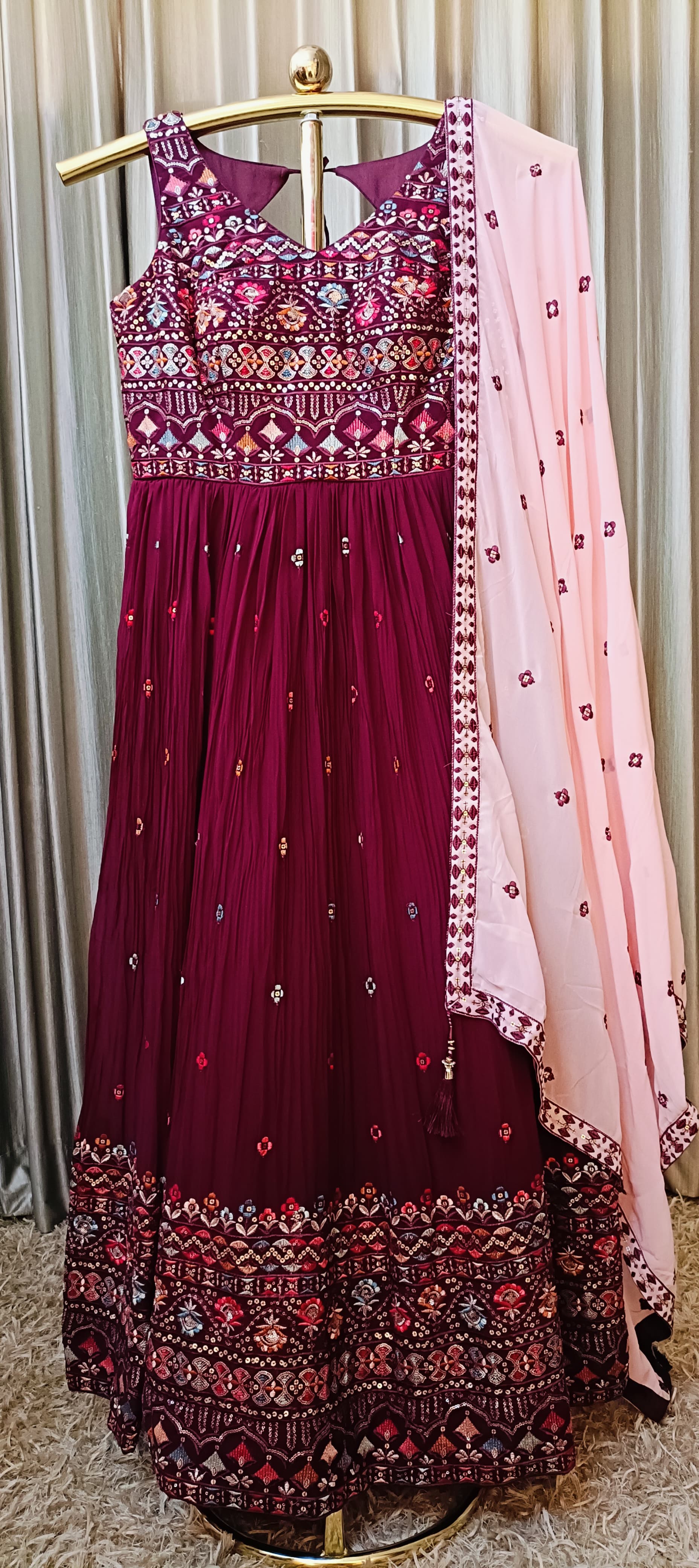 ANARKALI SUIT,SANGEET,PARTY WEAR,HEAVY DUPATTA