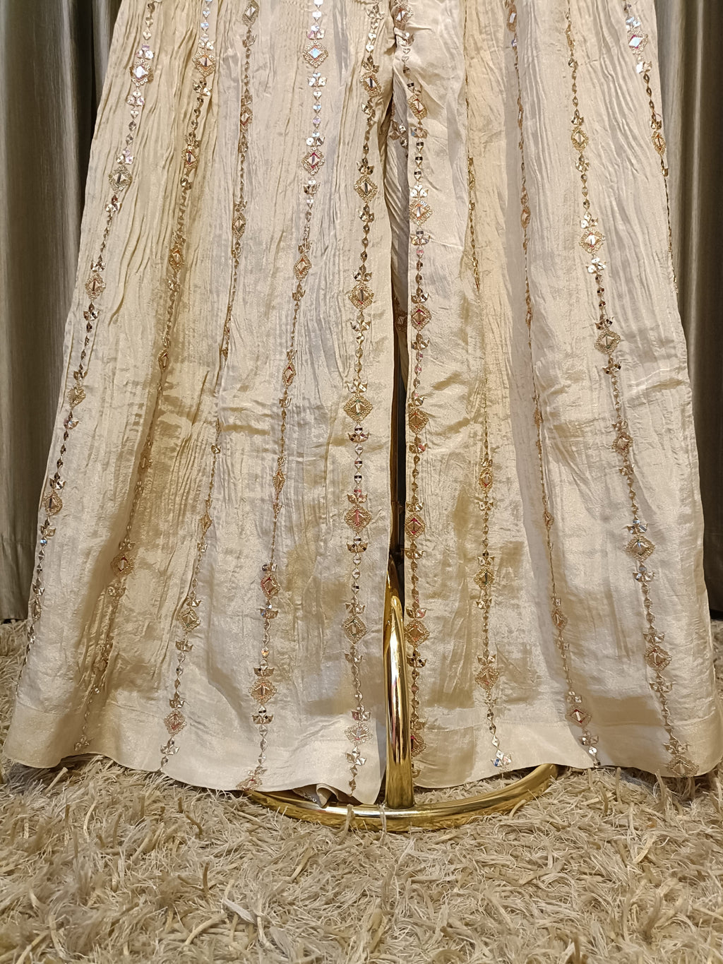 PARTY WEAR,SANGEET,FUNCTIONAL,TISSUE,INDO-WESTERN PALAZZO,GHARARA