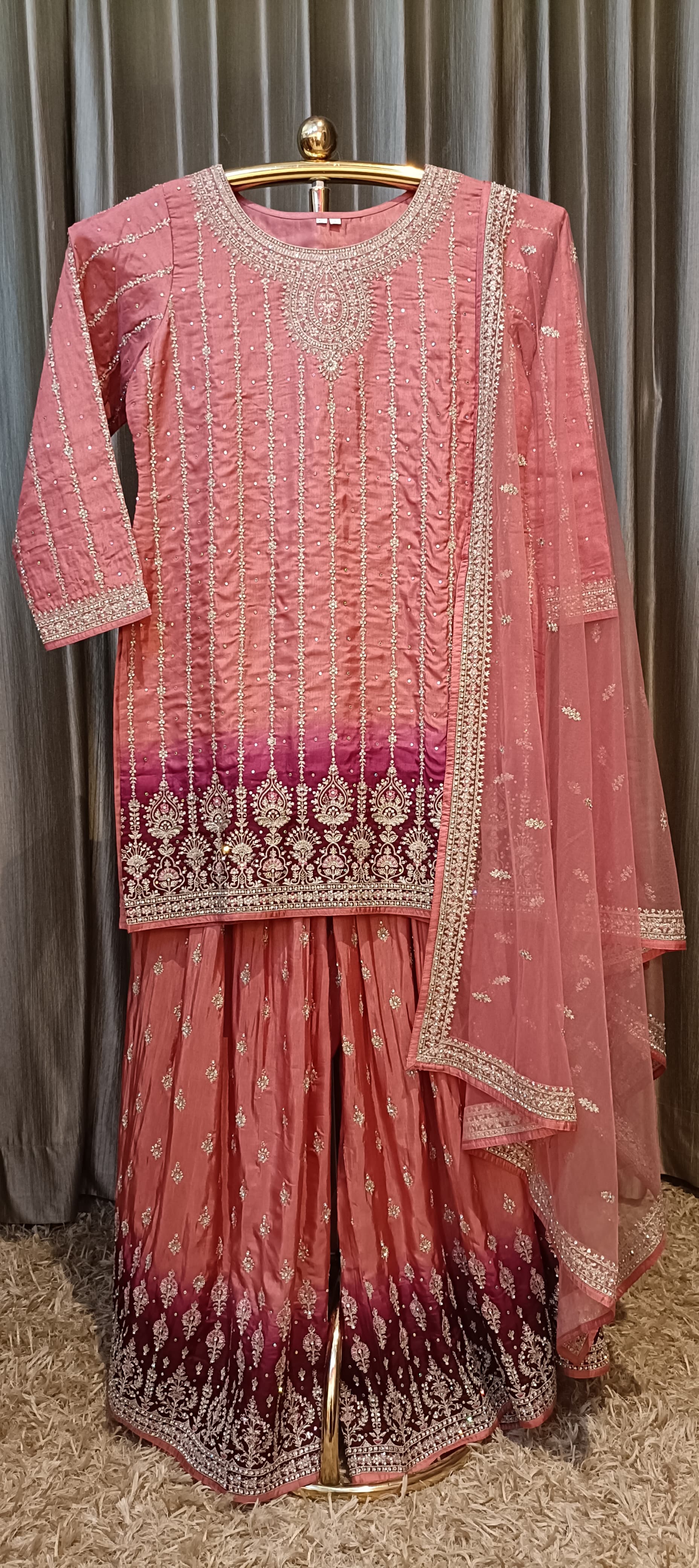 SANGEET,FUNCTIONAL,PARTY WEAR,TRADITIONAL,PALAZZO,GHARARA SUIT