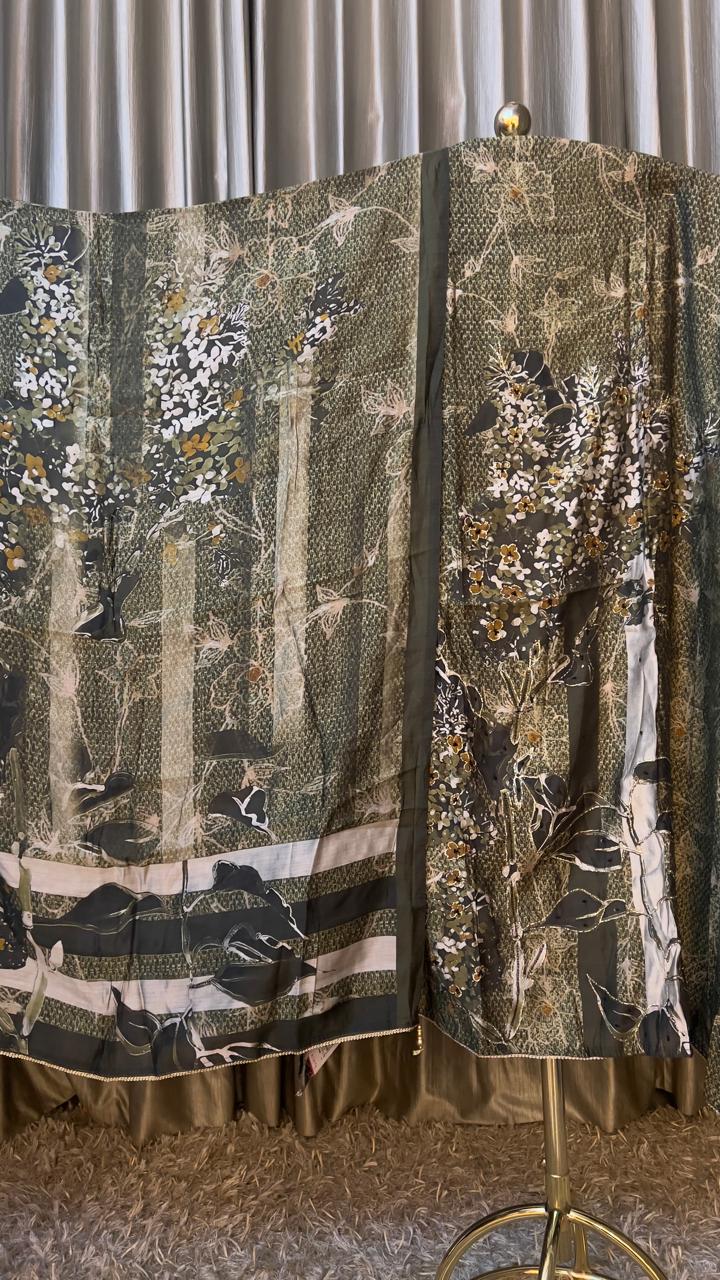 UNSTITICHED DRESS MATERIAL ,PARTY WEAR,PATCH WORK, APPLIQUE WORK,