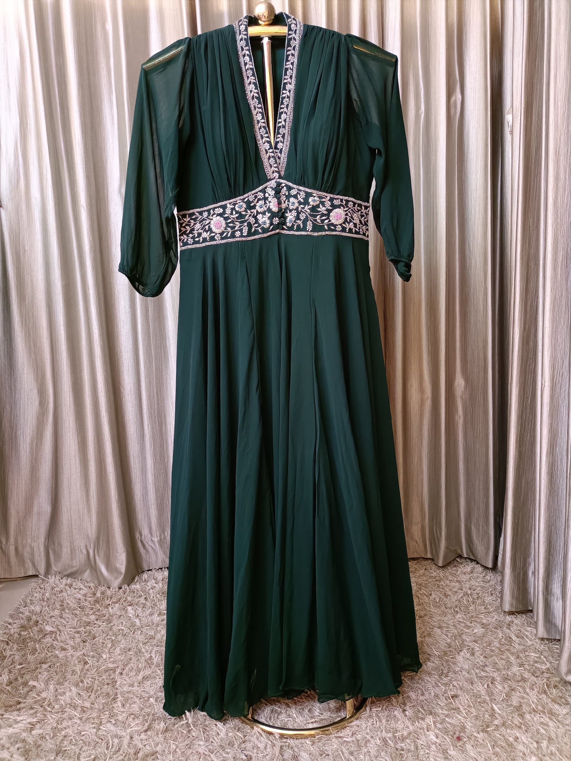 GEORGETTE FLOOR LENGTH GOWN