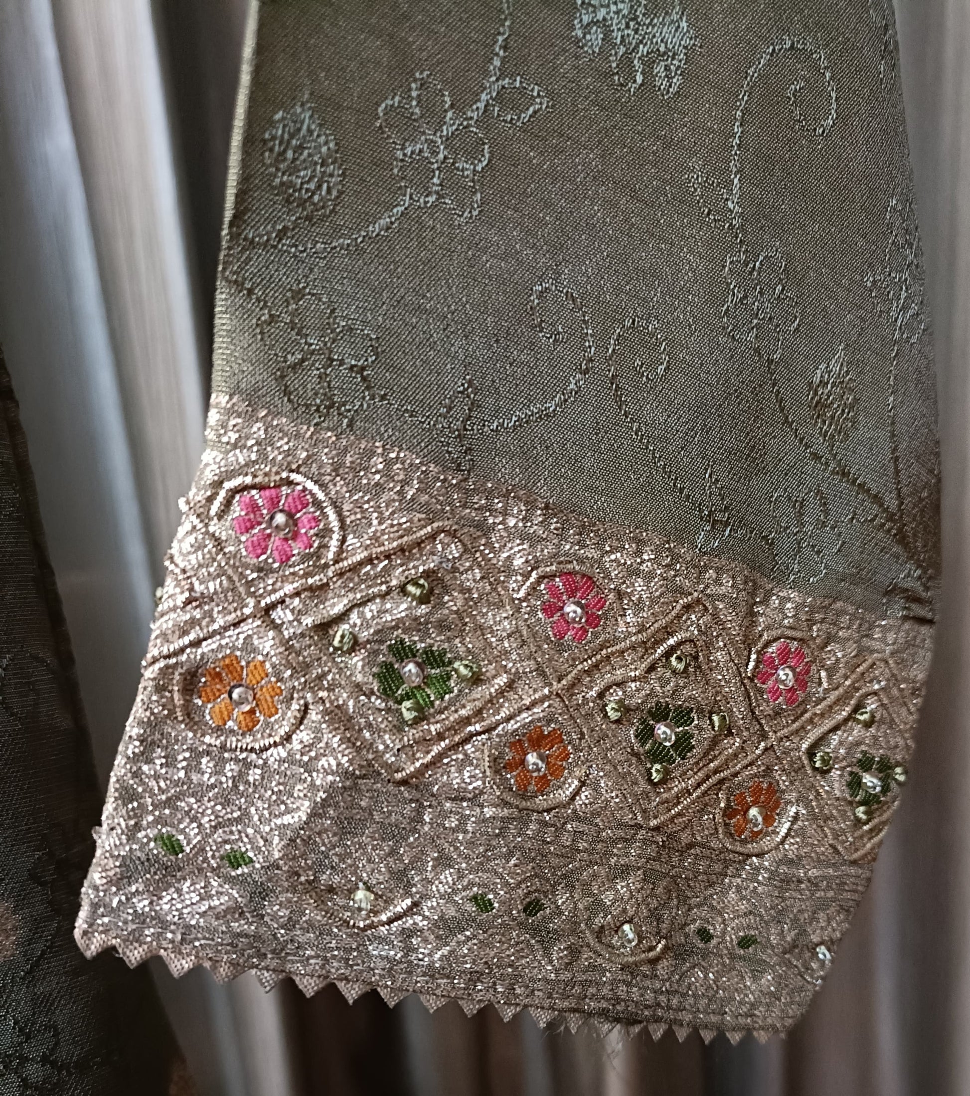 SILK PALAZOO LONG KURTI DRESS MEHNDI OCCASSION