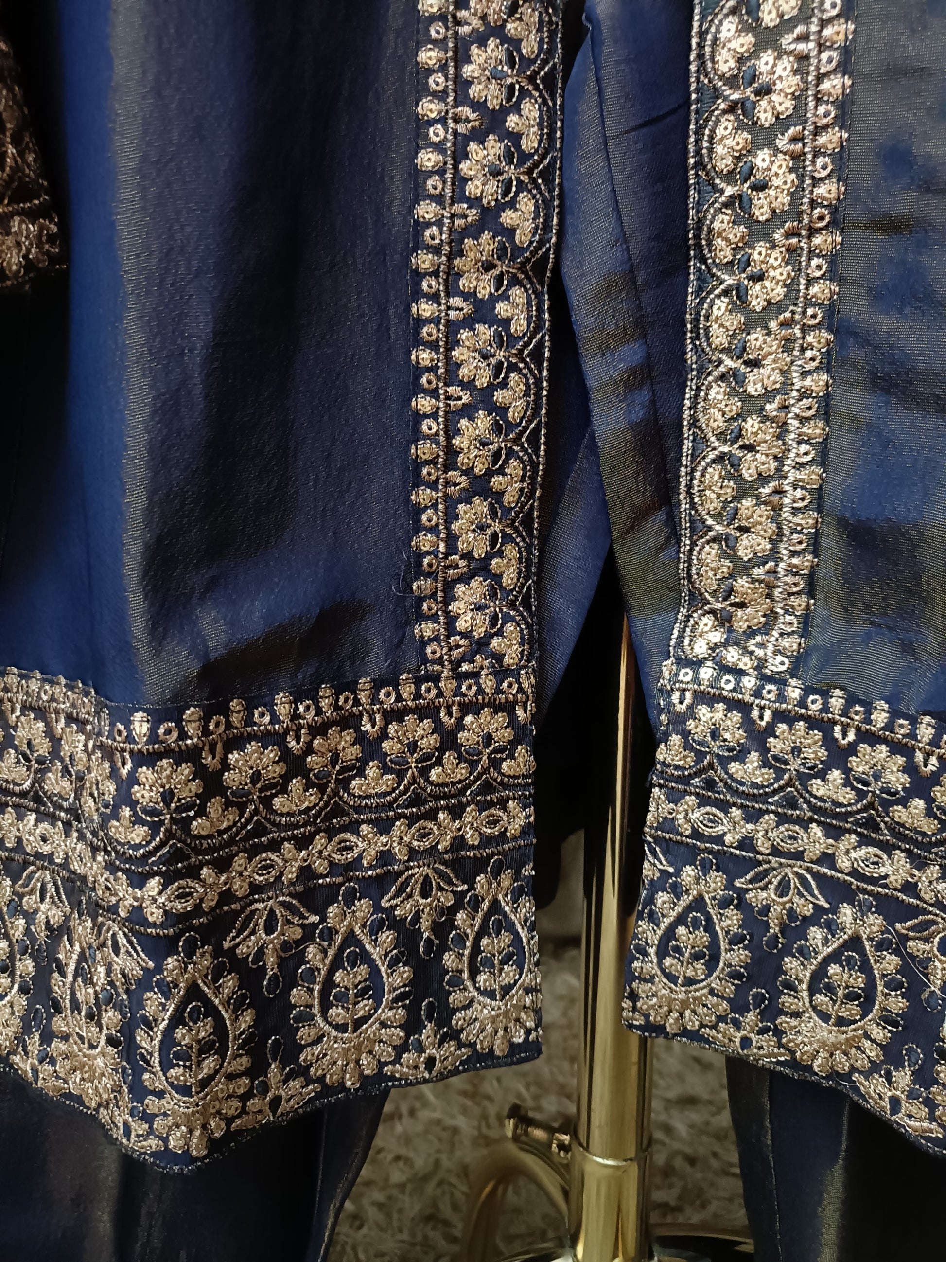 TISSUE KURTA SET SEMI PARTY WEAR