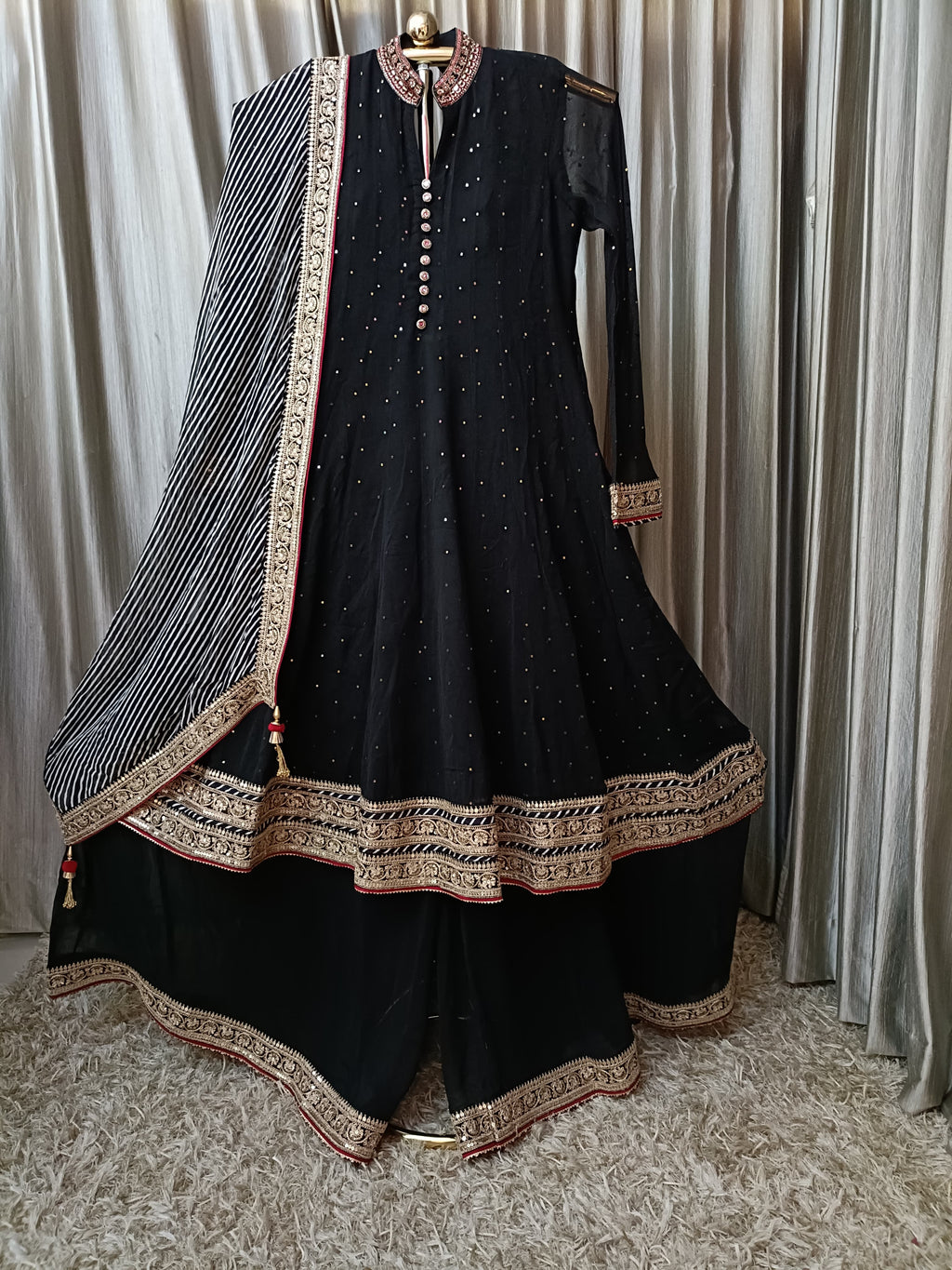 GEORGETTE PALAZZO SET PARTY WEAR