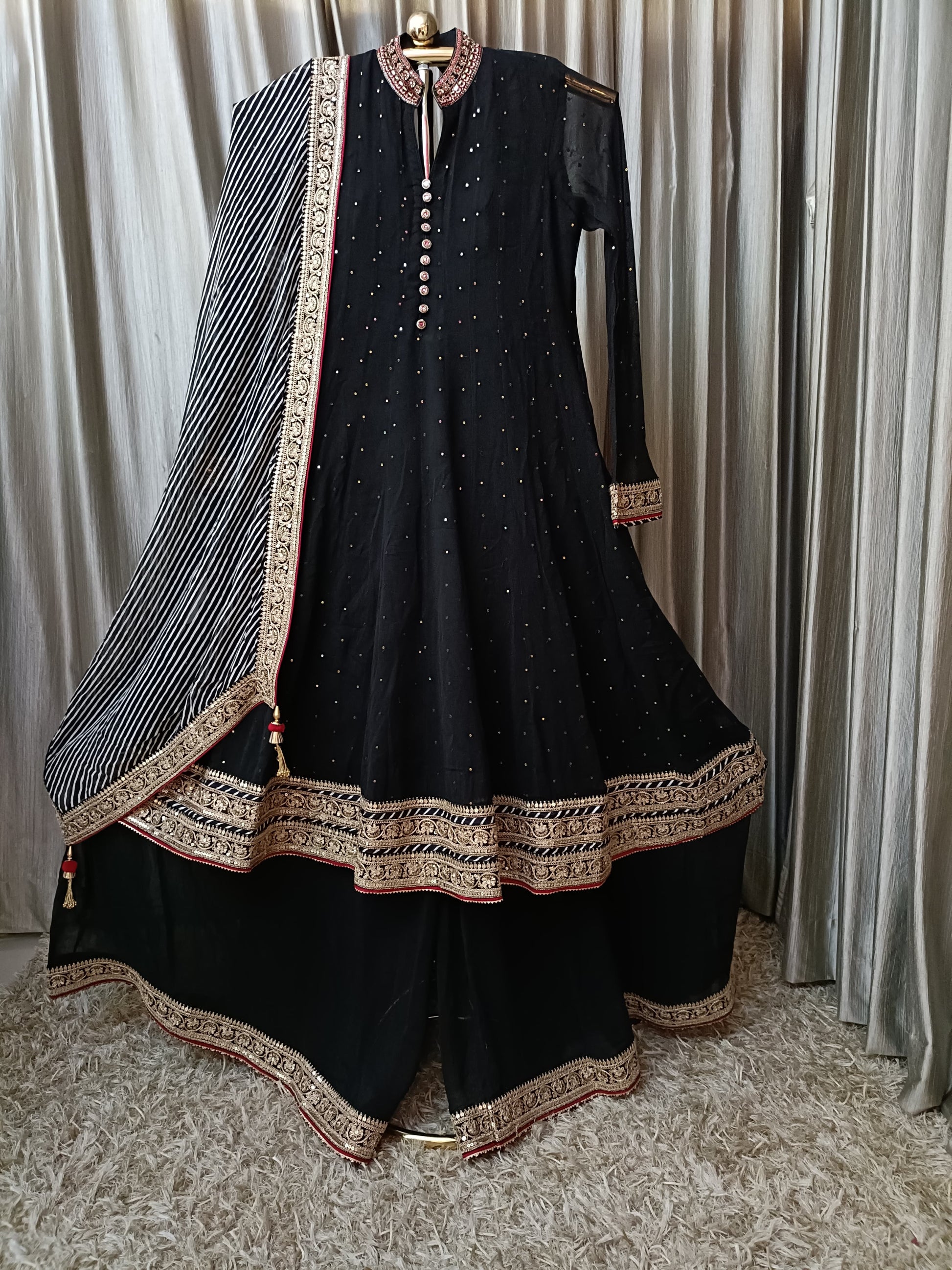 GEORGETTE PALAZZO SET PARTY WEAR
