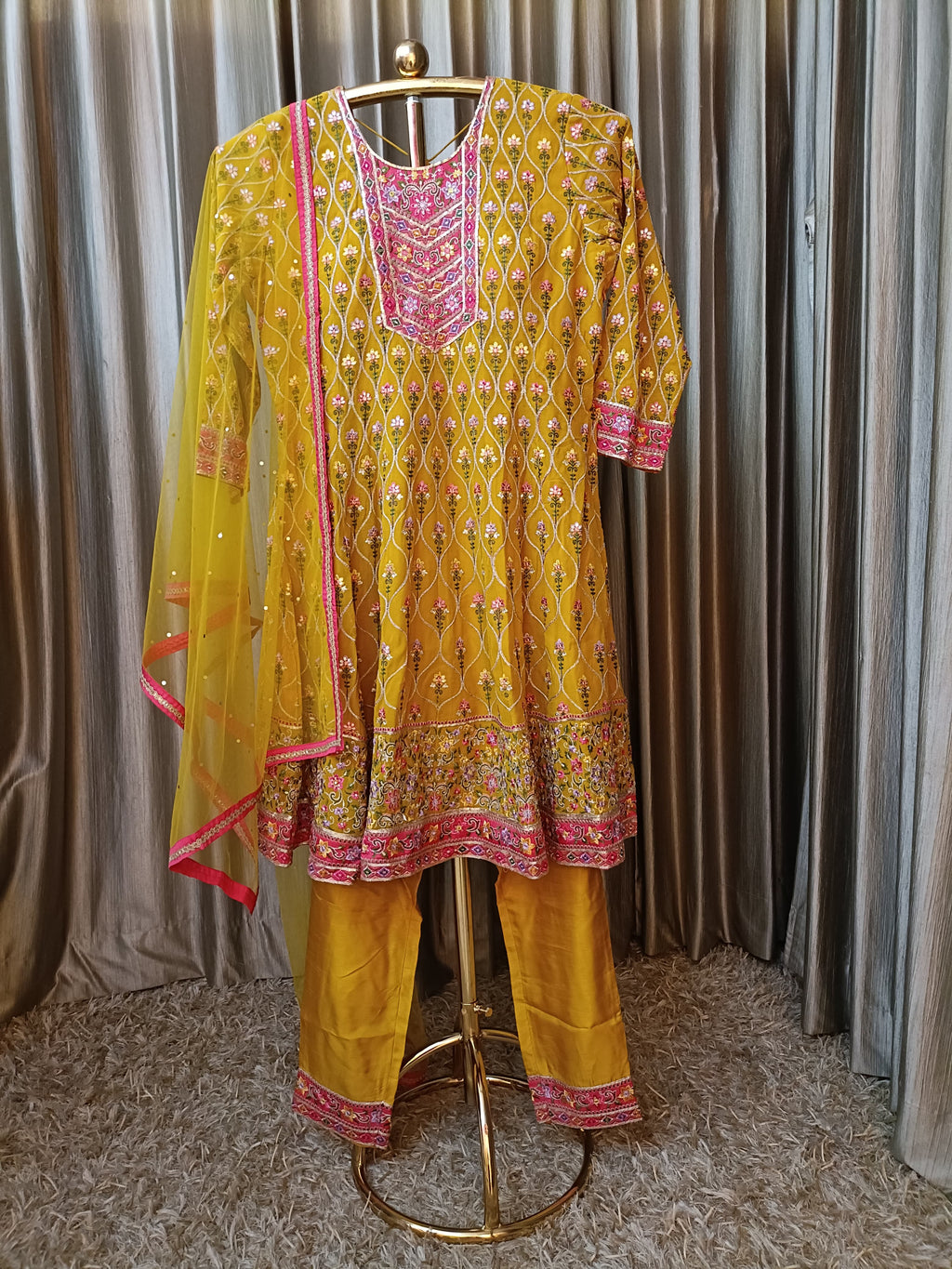 GEORGETTE ANARKALI DRESS,FESTIVE, OCCASSION,PARTY WEAR