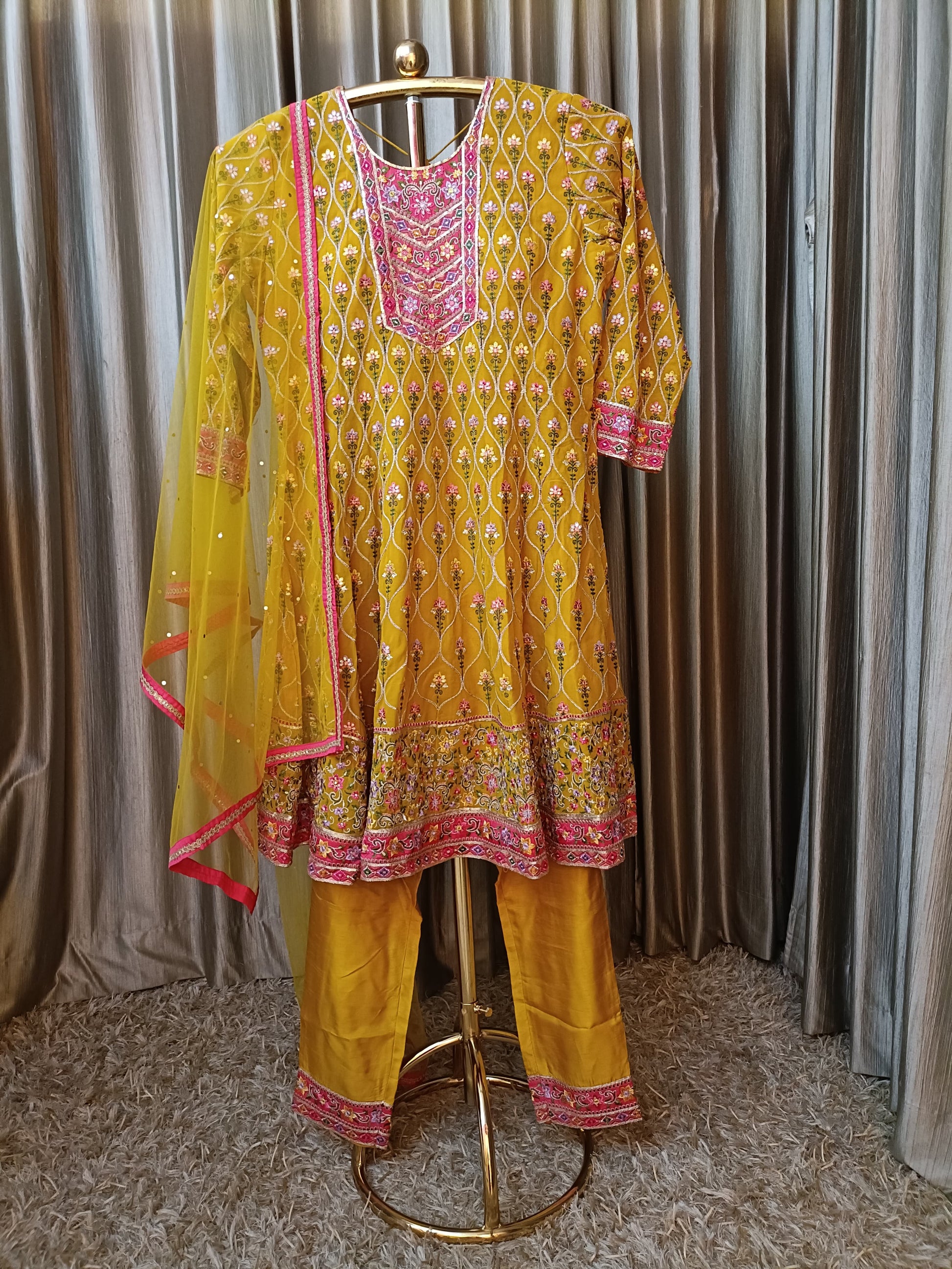 GEORGETTE ANARKALI DRESS,FESTIVE, OCCASSION,PARTY WEAR