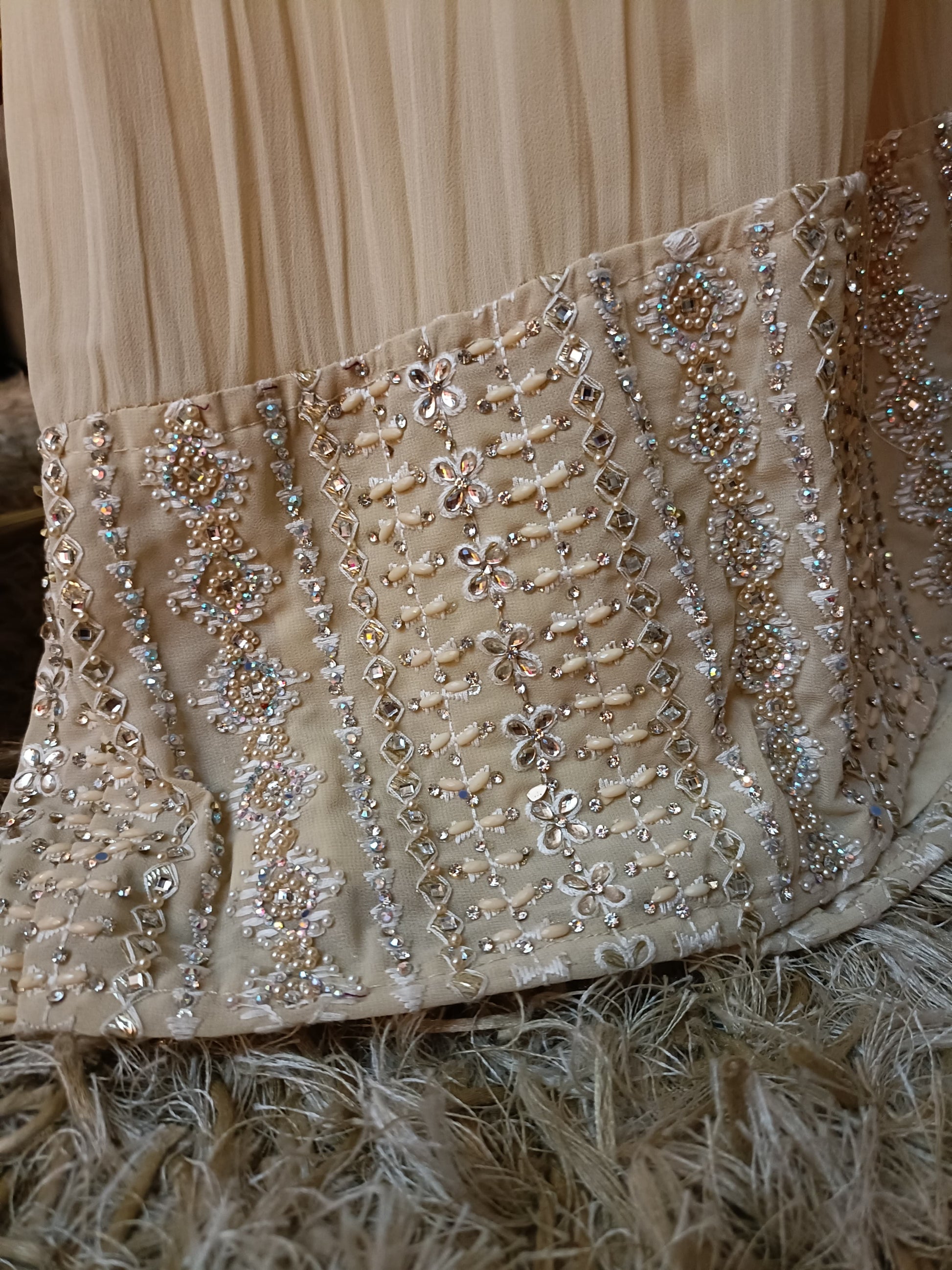 GEORGETTE PALAZZO SET,SANGEET,TRADITIONAL, FESTIVE PARTY WEAR