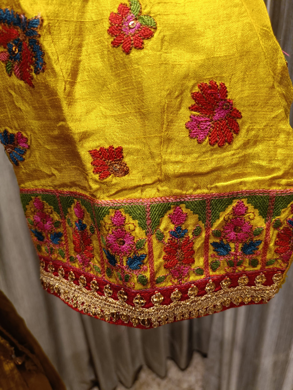 CHINNON SILK GHARARA SET. HALDI,SANGEET, FESTIVE OCCASSION PARTY WEAR