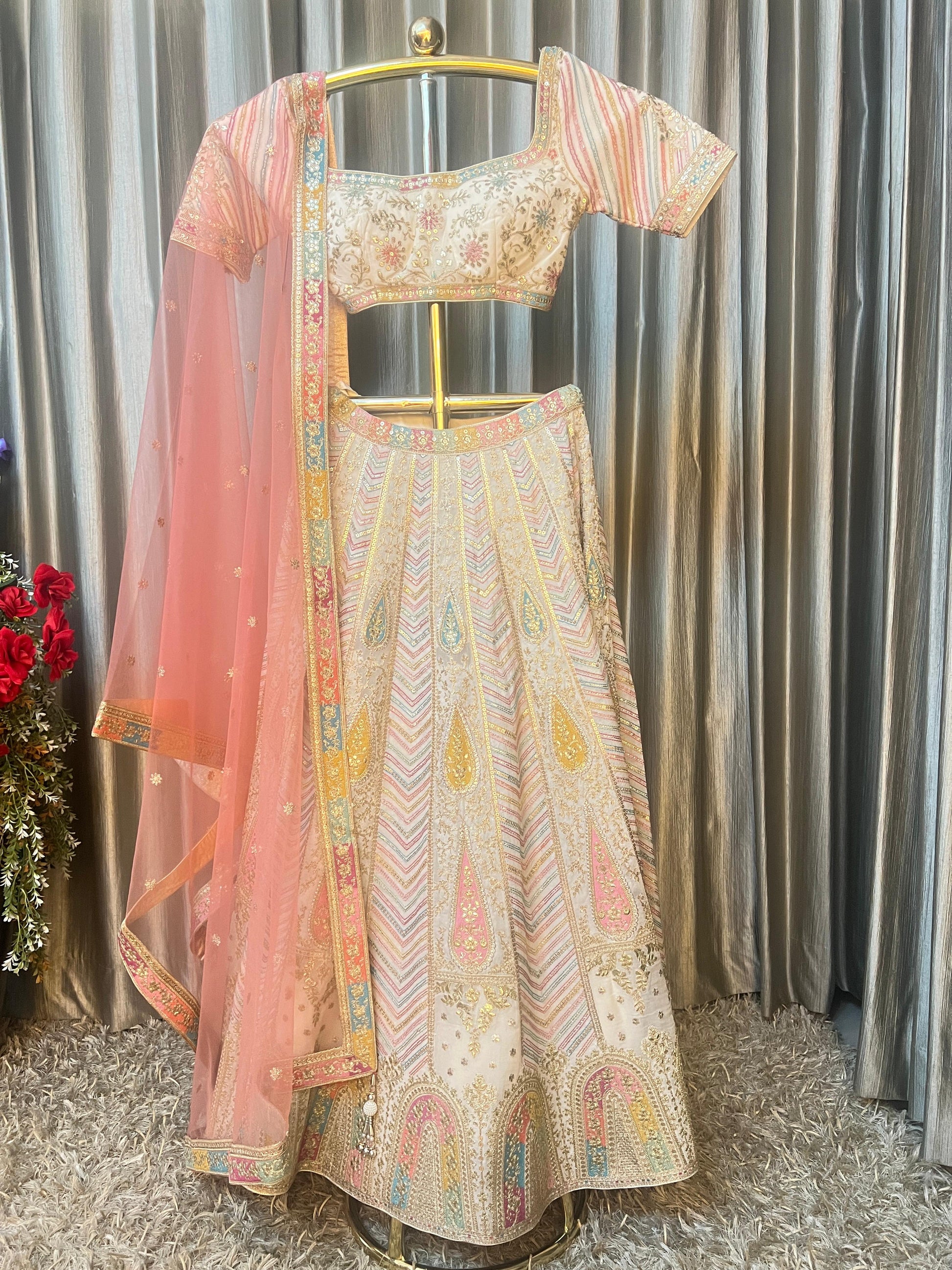 TRADITIONAL WEAR,HALDI & SANGEET FUNCTION LEHENGA CHOLI