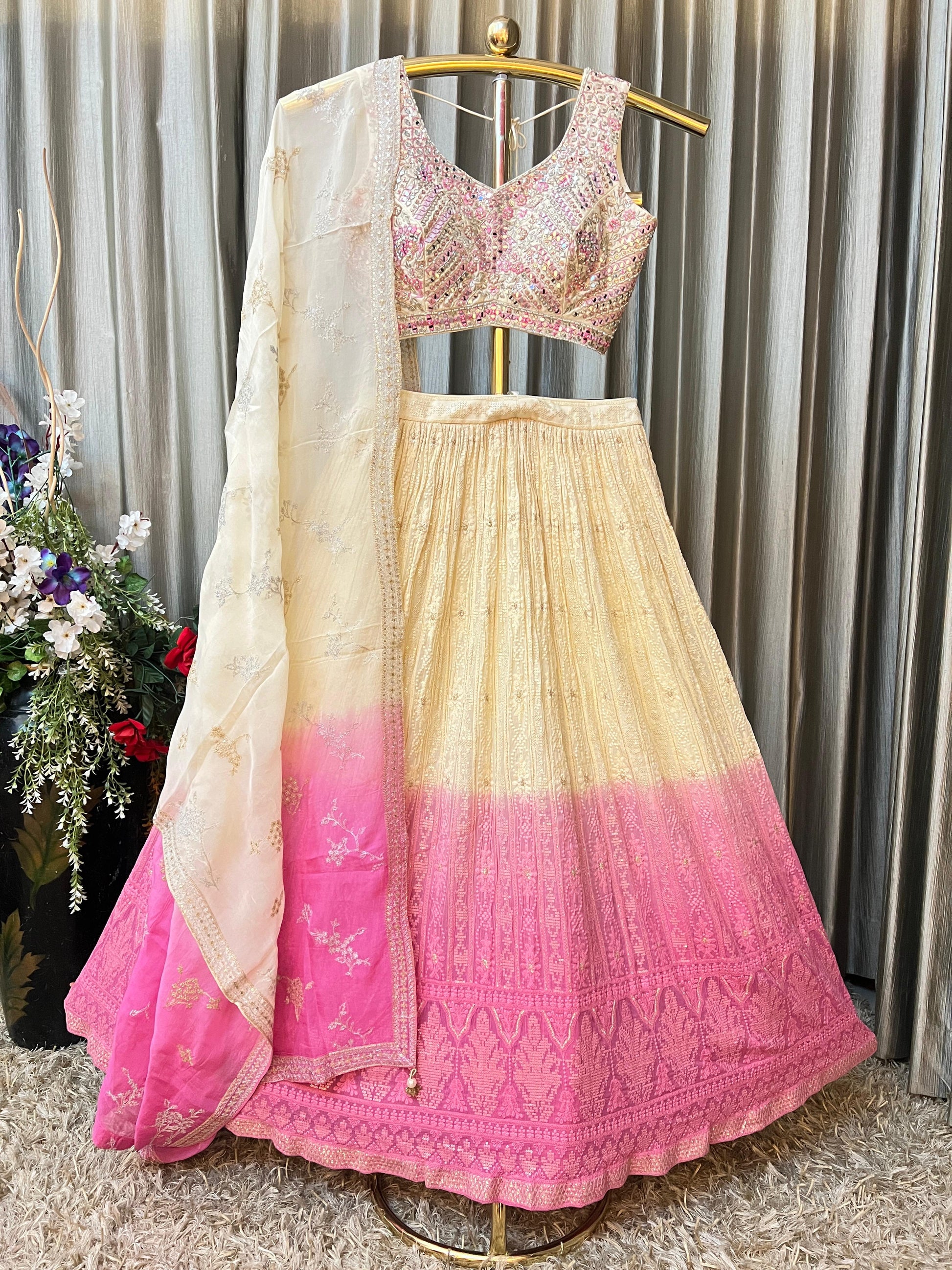 FANCY LUCKNOWI PARTY WEAR LEHENGA CHOLI