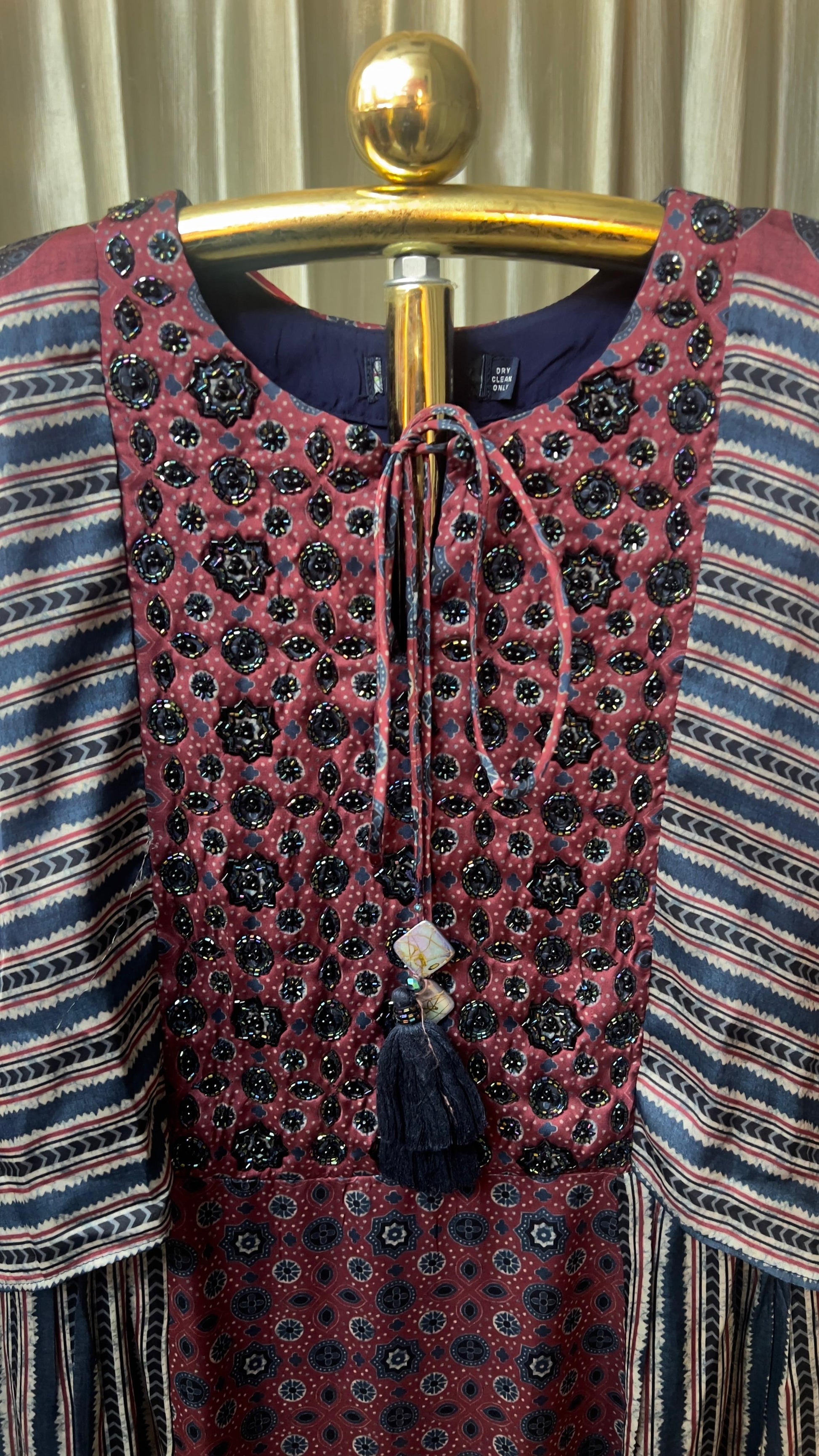 A-LINE LONG KURTI SEMI FESTIVE WEAR