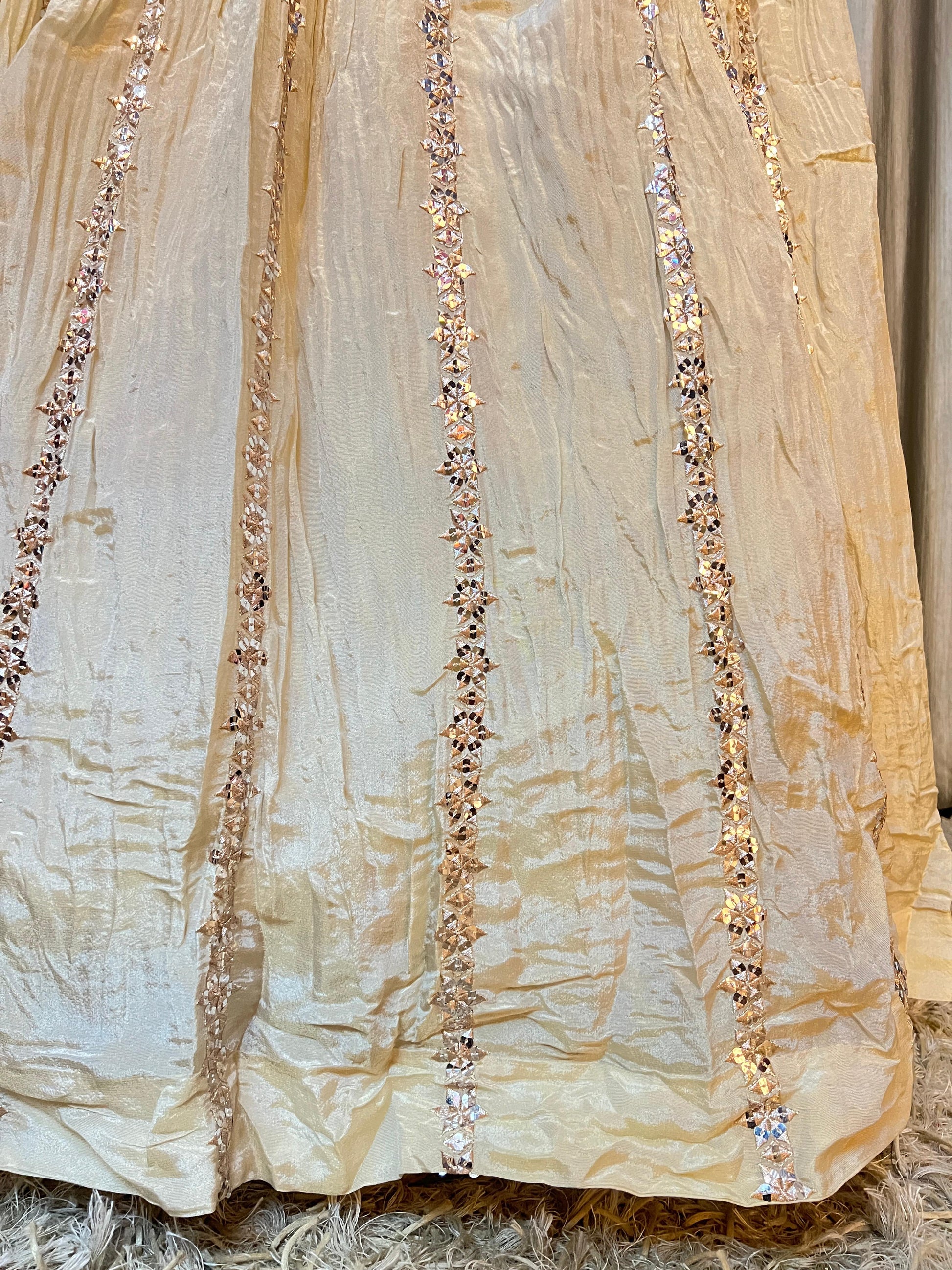 SIMMER TISSUE ANARKALI OUTFIT,WEDDING,RECEPTION,FUNCTIONAL DRESS