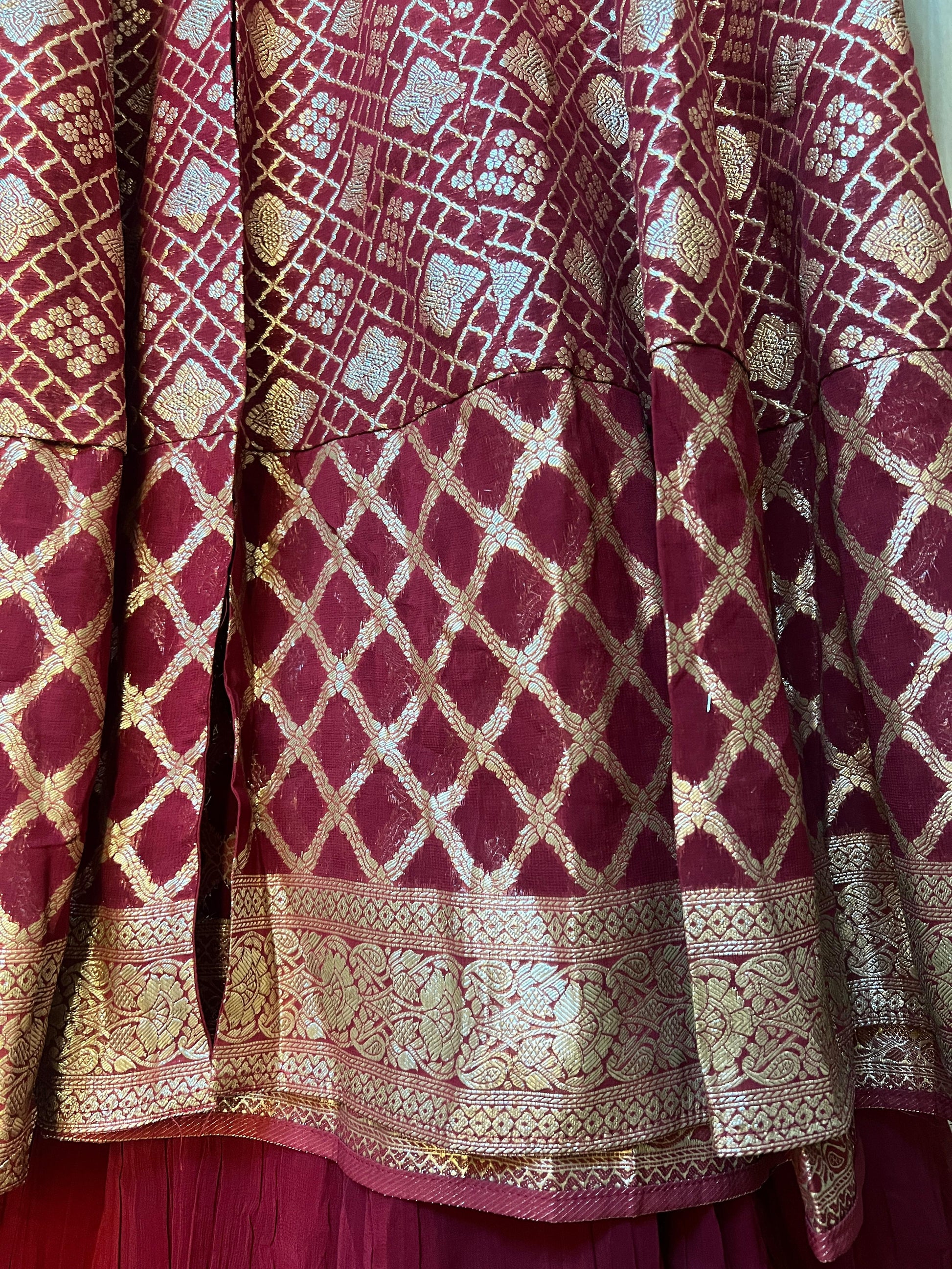 BANARSI LOOK ANARAKLI DRESS, WEDDING,TRADITIONAL,FESTIVE OCCASSION WEAR