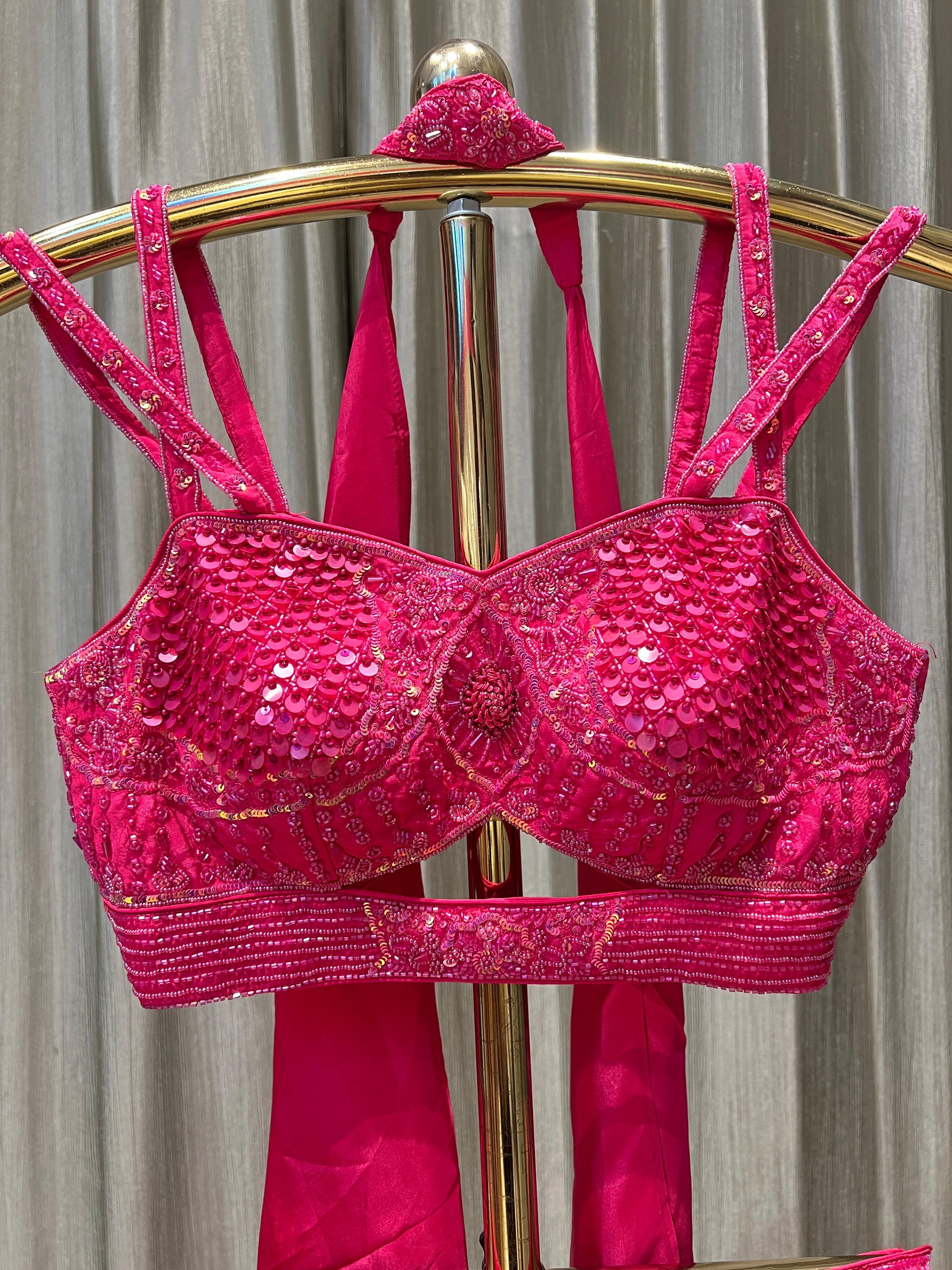 INDO-WESTERN FLARE PALAZZ0 WITH CROP TOP PARTY WEAR,FESTIVE OCCASSION WEAR