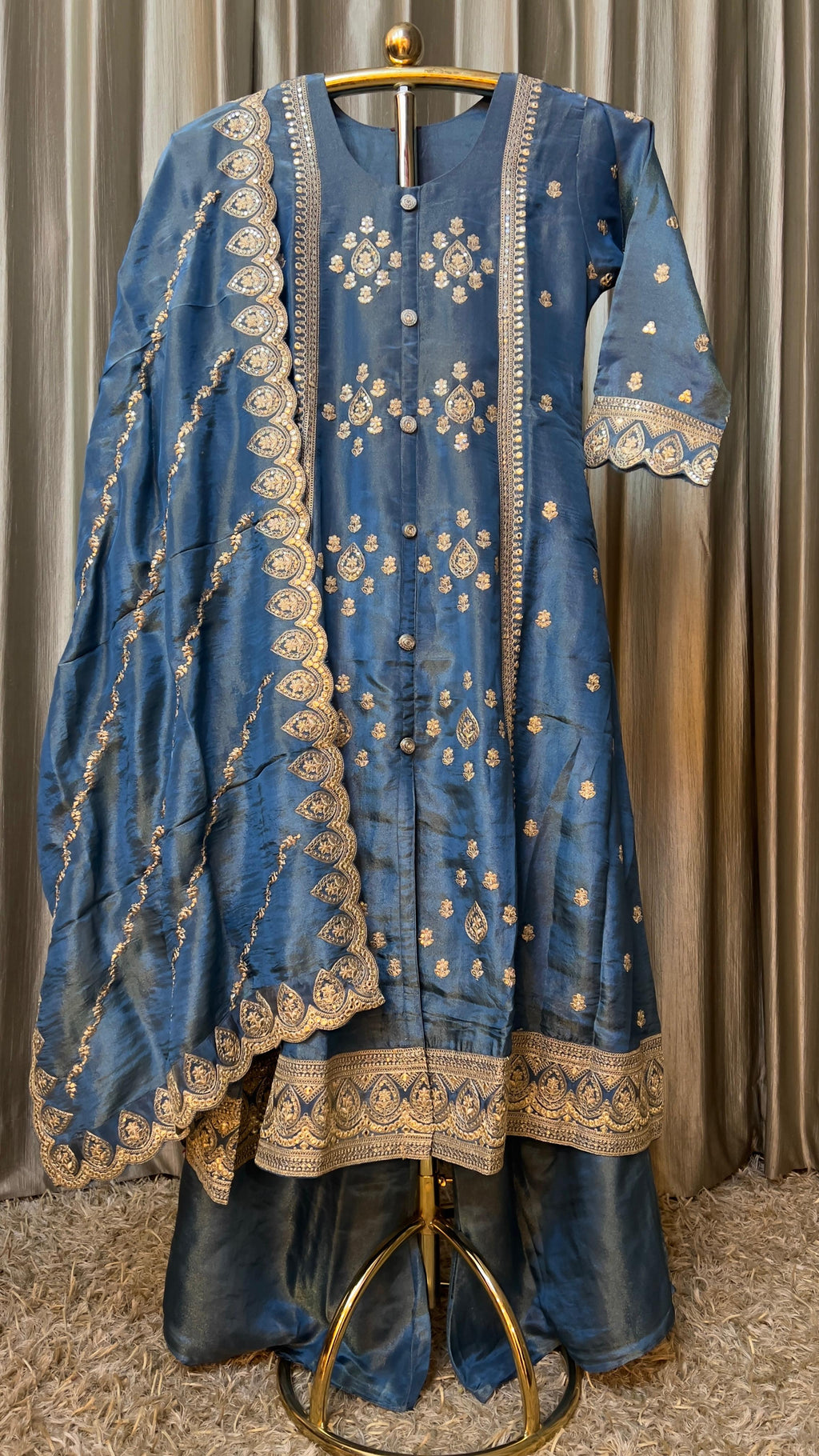 A-LINE KURTA SET SANGEET RECEPTION,FESTIVE OCCASSION, PARTY WEAR