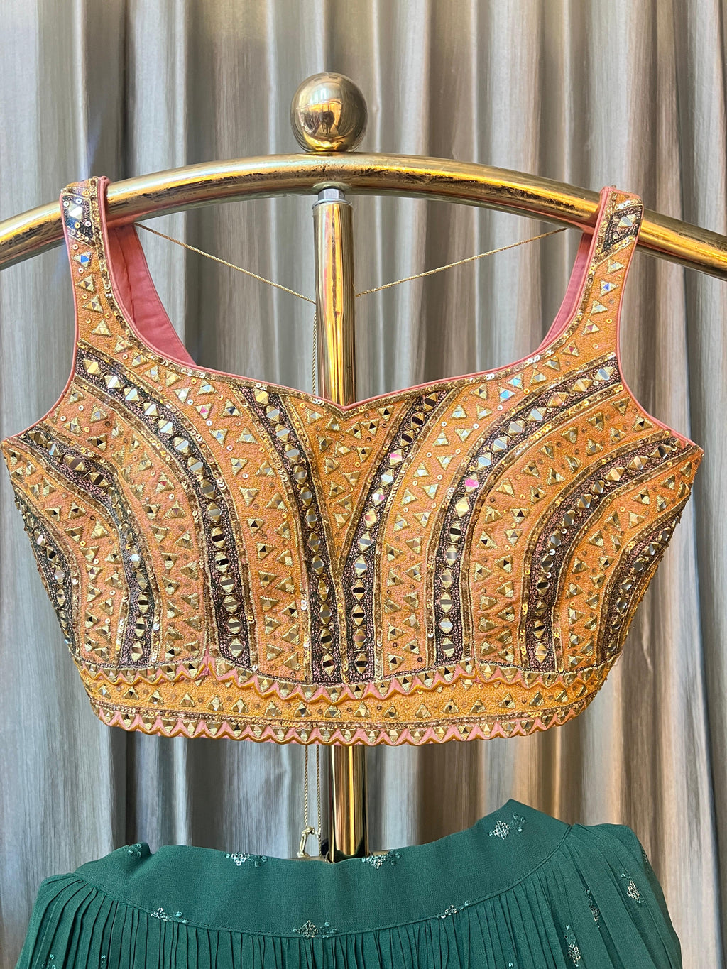 GEORGETTE LEHNGA SANGEET, RECEPTION, OR FESTIVE OCCASSION TRADITIONAL PARTY WEAR