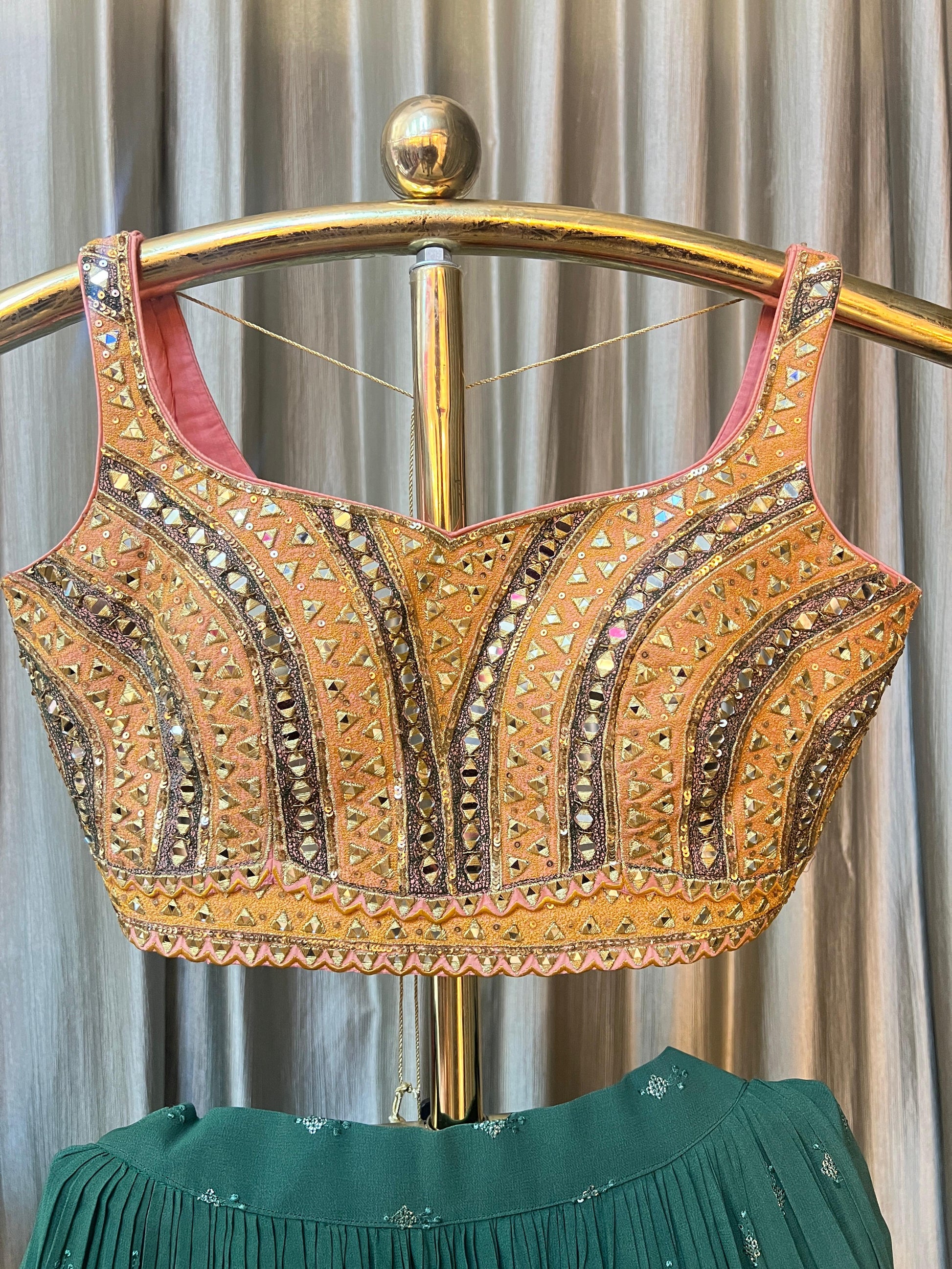 GEORGETTE LEHNGA SANGEET, RECEPTION, OR FESTIVE OCCASSION TRADITIONAL PARTY WEAR