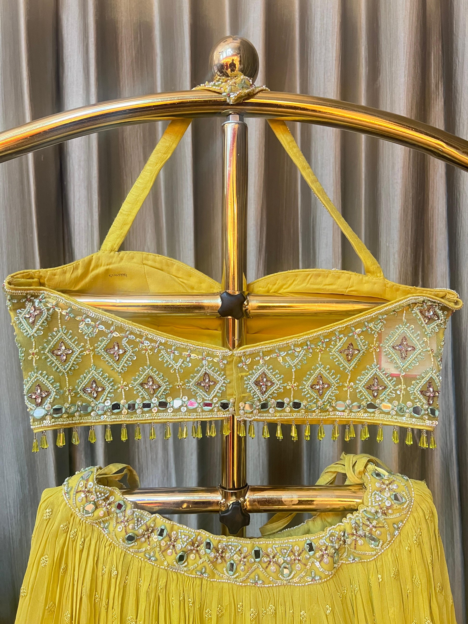 GEORGETTE LEHNGA ETHENIC WEAR,HALDI,FESTIVE,TRADITIONAL FUNCTION WEAR