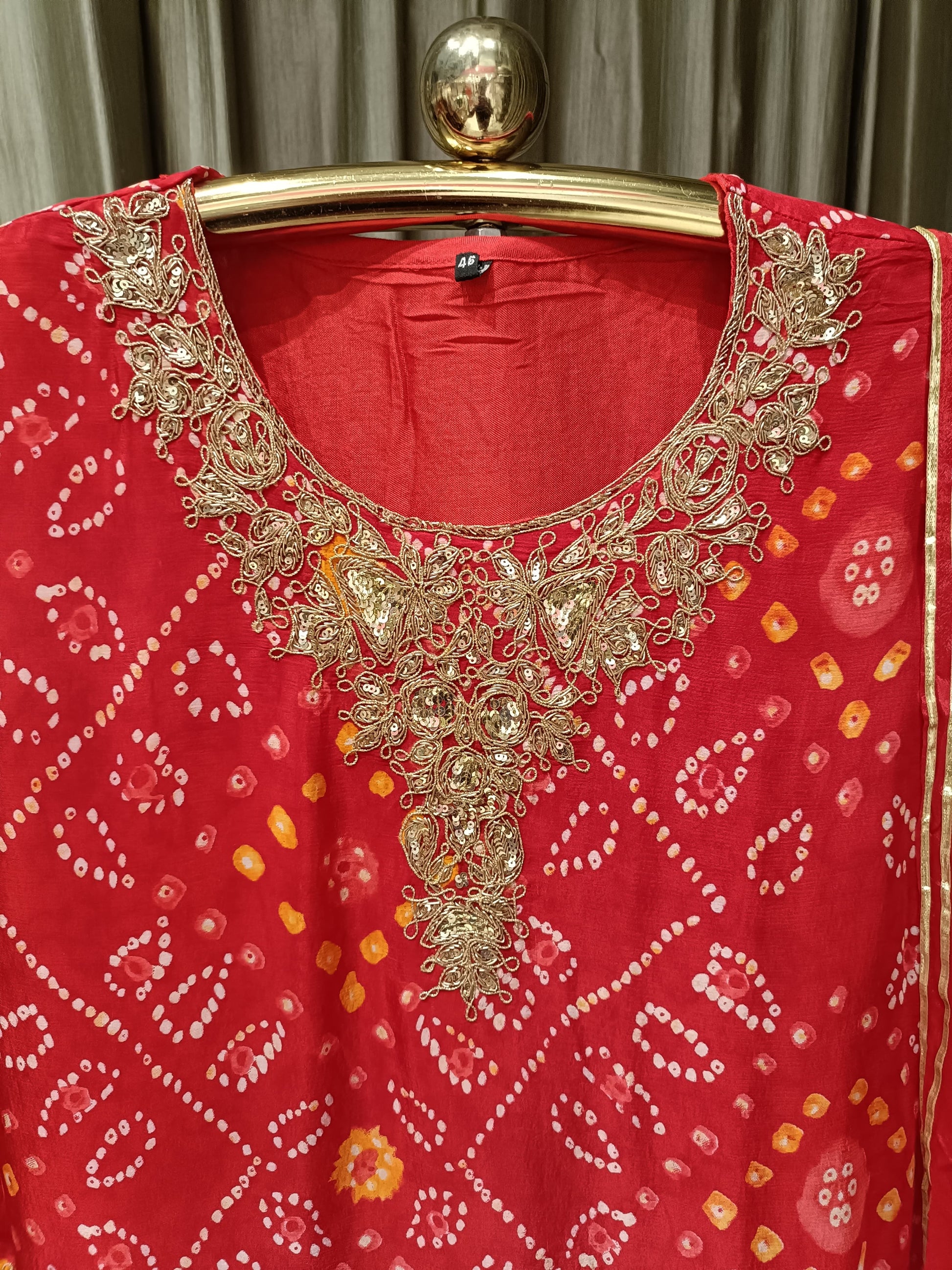 BANDHANI,PLUS SIZE,TRADITIONAL,FESTIVAL WEAR,PALAZZO,GHARARA