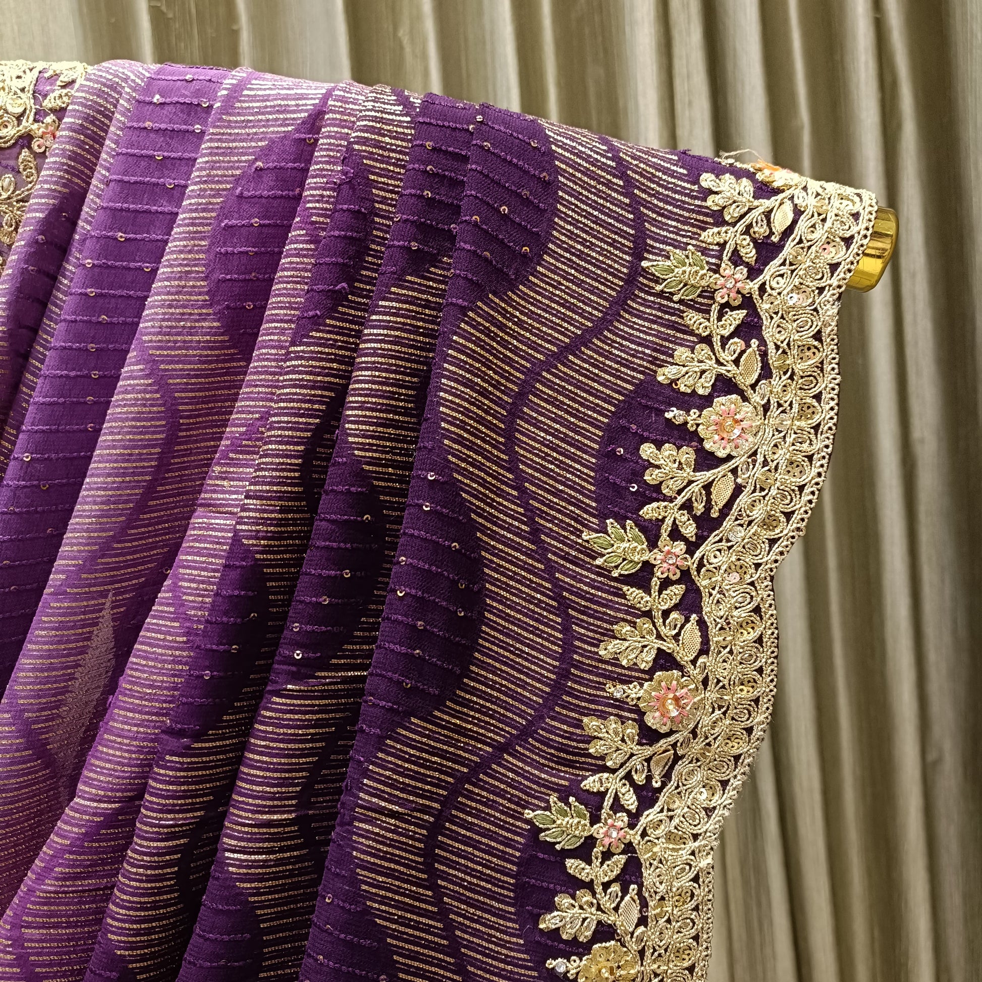ELEGANT PARTY WEAR SAREE, SANGEET,TRADITIONAL,FUNCTIONAL
